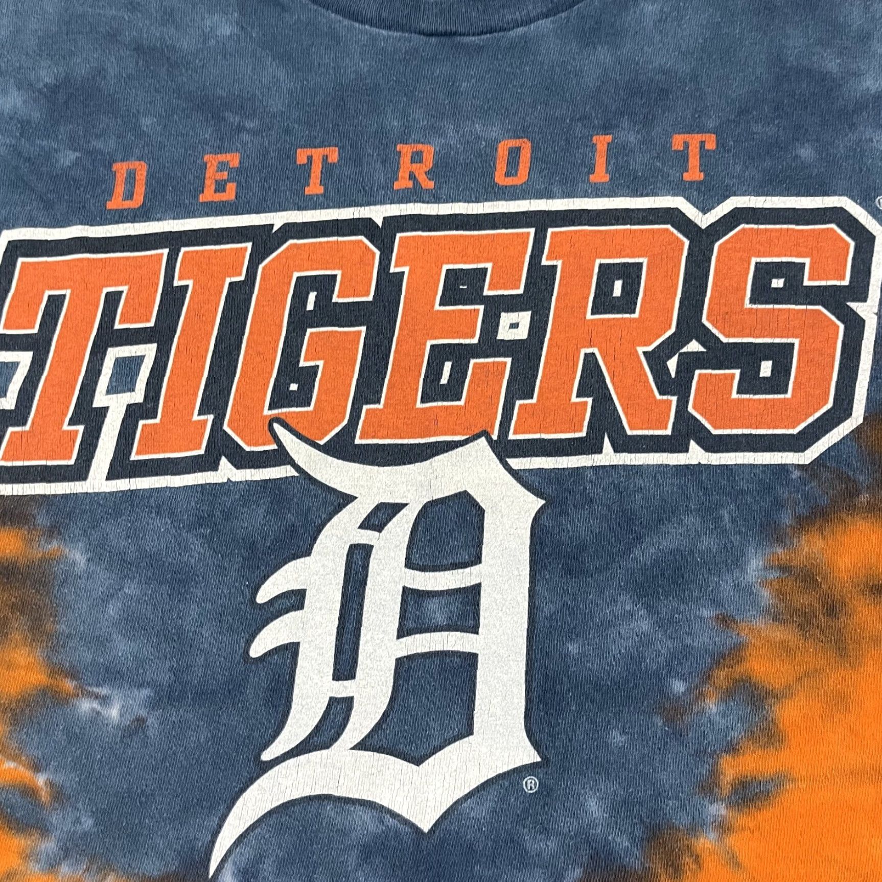 Vintage Detroit Tigers Shirt Men Medium Logo Blue Orange Tie Dye Tee Baseball Crew Neck Short Sleeve Retro? Size US M / EU 48-50 / 2 - 2 Thumbnail