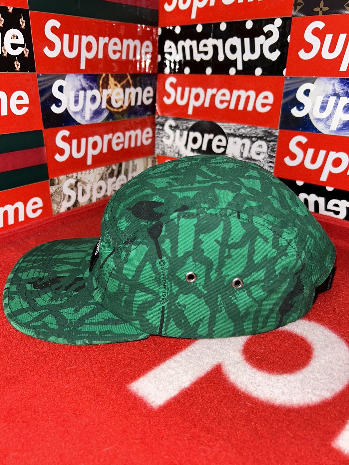 Supreme Supreme Reed Camp Cap Green SS13 Size ONE SIZE - 5 Thumbnail