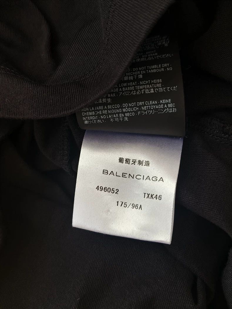 Balenciaga Balenciaga Back label letter logo black short sleeve 2504-N Size US L / EU 52-54 / 3 - 5 Thumbnail