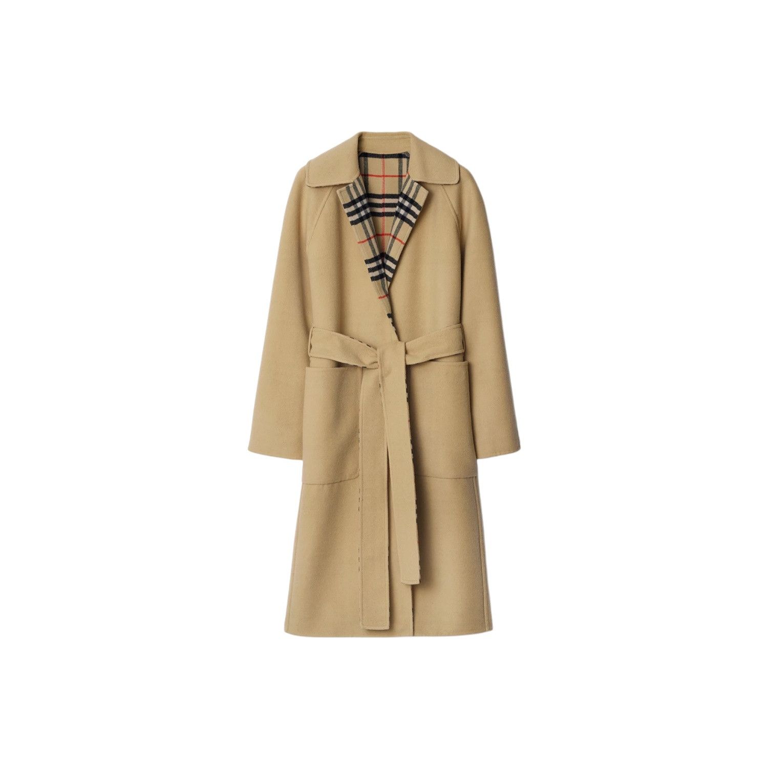 Burberry Burberry Reversible Check Wool Coat US 2 Size XS / US 0-2 / IT 36-38 - 1 Thumbnail