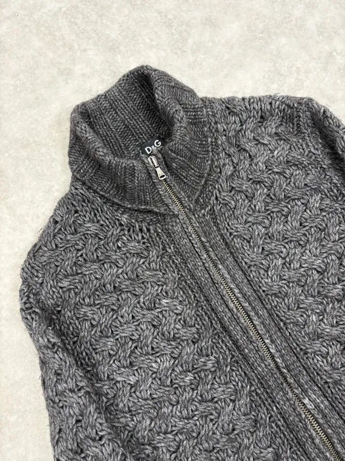 Dolce & Gabbana AW2011 Dolce & Gabbana Grey Wool Zip-up Jacket Size US L / EU 52-54 / 3 - 5 Thumbnail