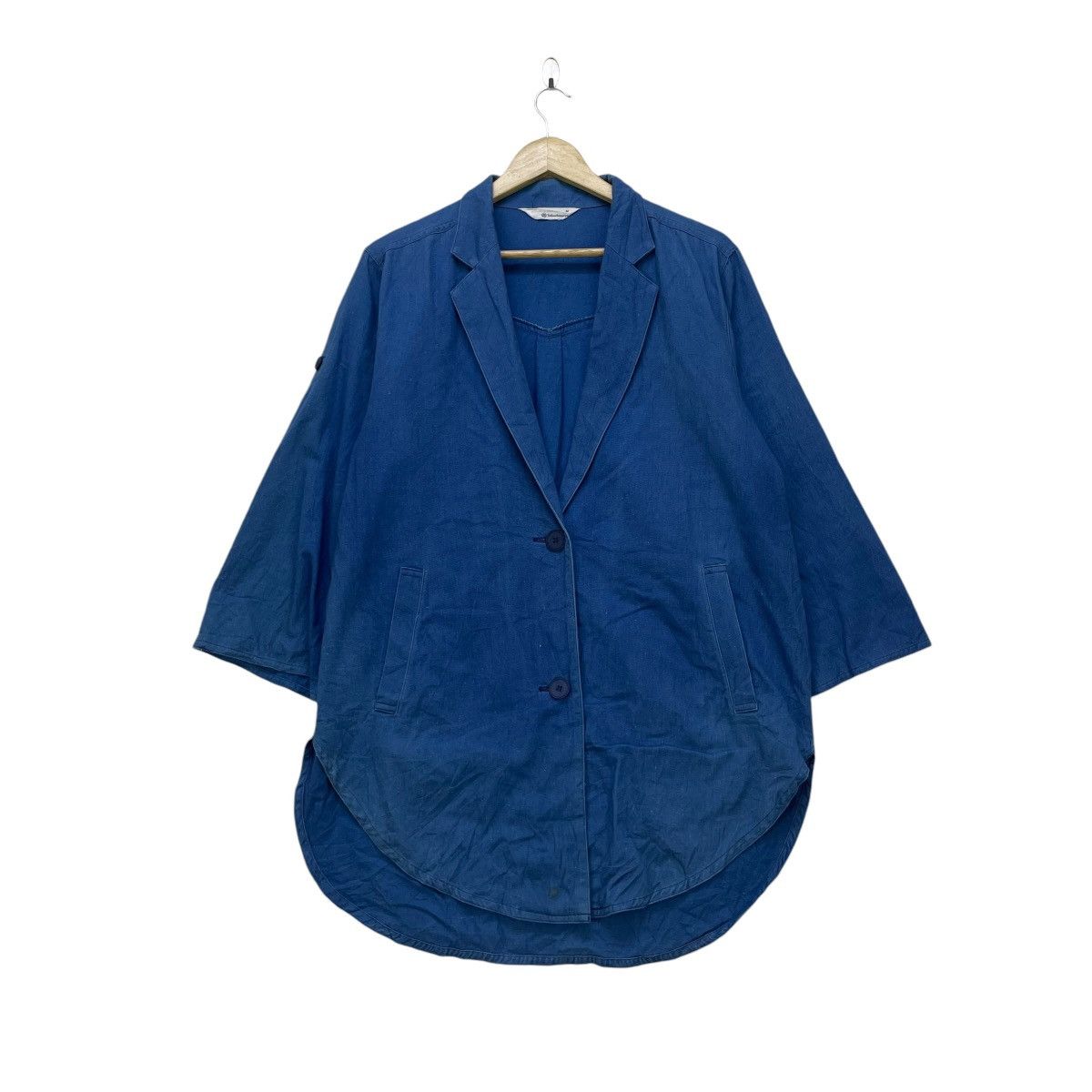 Indigo × Japanese Brand × Yohji Yamamoto Vintage Japan Brand Takashimaya Indigo Jacket Size M / US 6-8 / IT 42-44 - 1 Thumbnail
