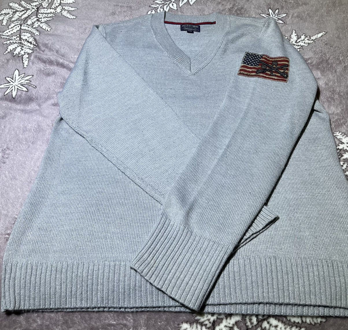 Polo Ralph Lauren Polo Ralph Lauren sweater with American flag Size US XXL / EU 58 / 5 - 1 Thumbnail