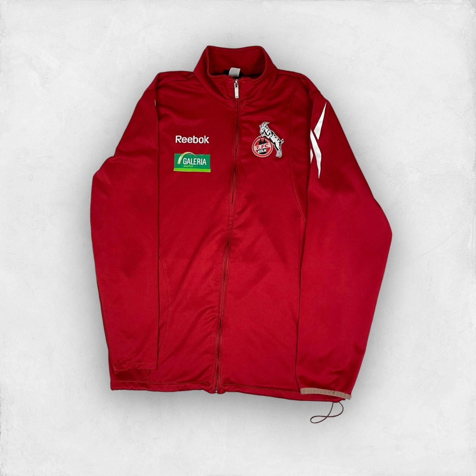 Reebok Reebok Men's Red 1. FC Köln Football Club Full Zip Jacket Size US M / EU 48-50 / 2 - 1 Thumbnail