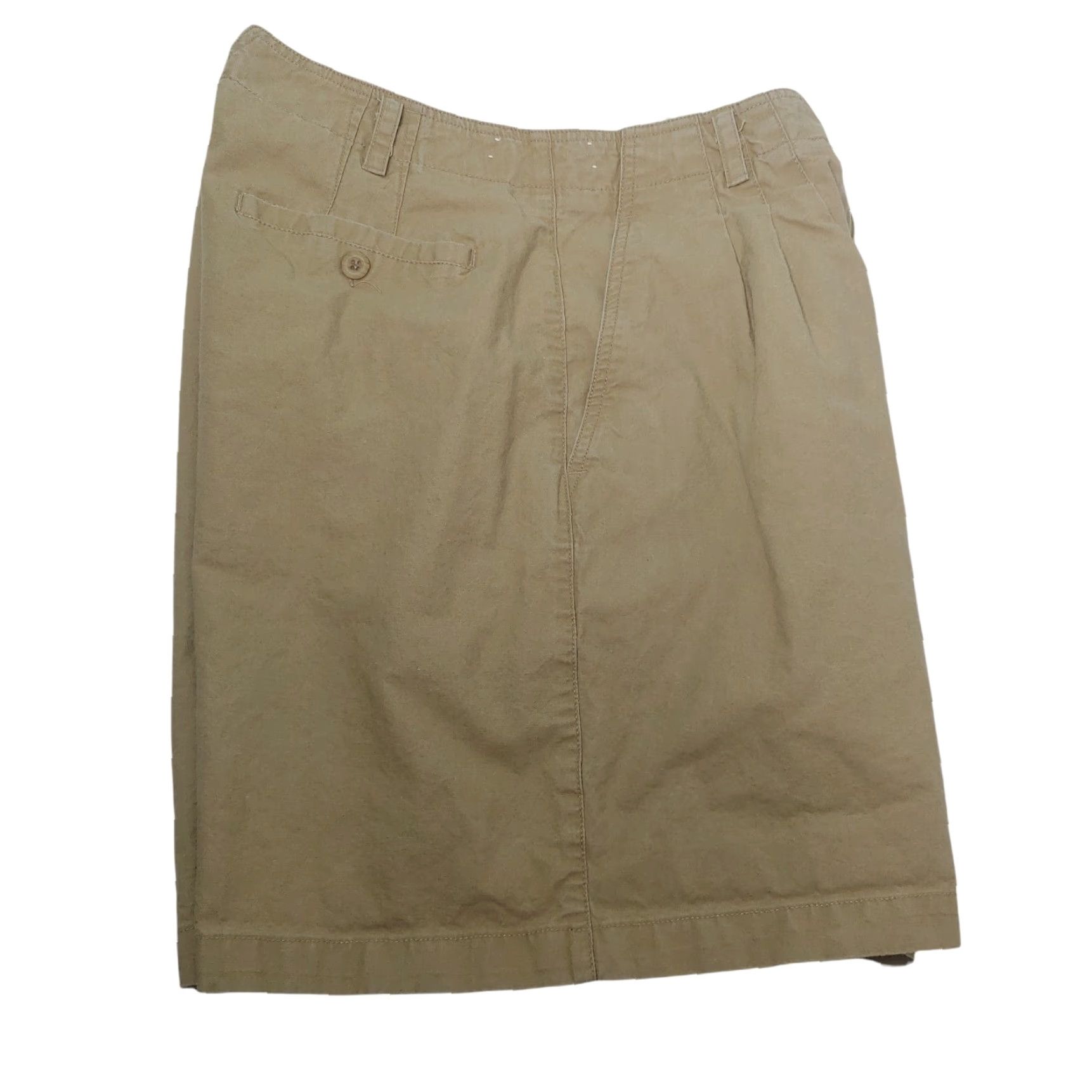 Vintage VINTAGE LL Bean Bermuda 90s Women 16 28" Short Pleated Beige Hiking EUC Pants Women Size 38" / US 16 / IT 52 - 3 Thumbnail