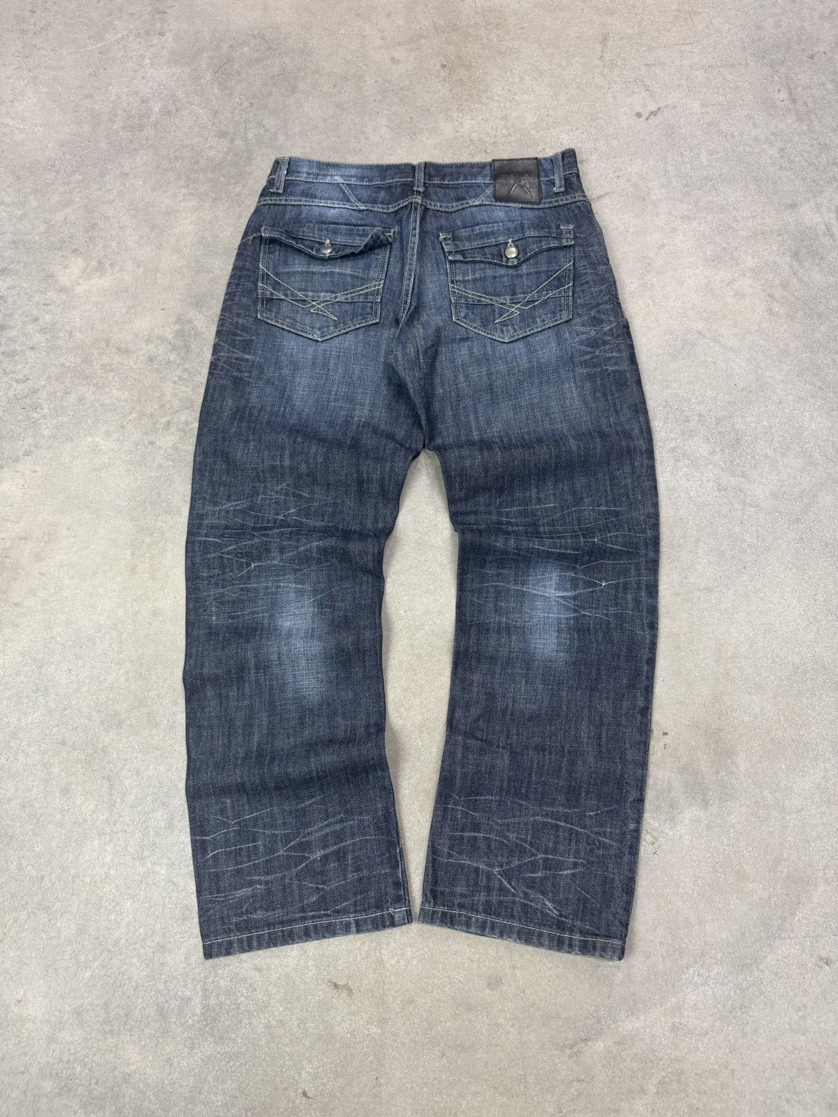 Marc Ecko Vintage Y2K Marc Echo Denim Jeans 32x30 Baggy Wide Leg Size US 32 / EU 48 - 1 Thumbnail