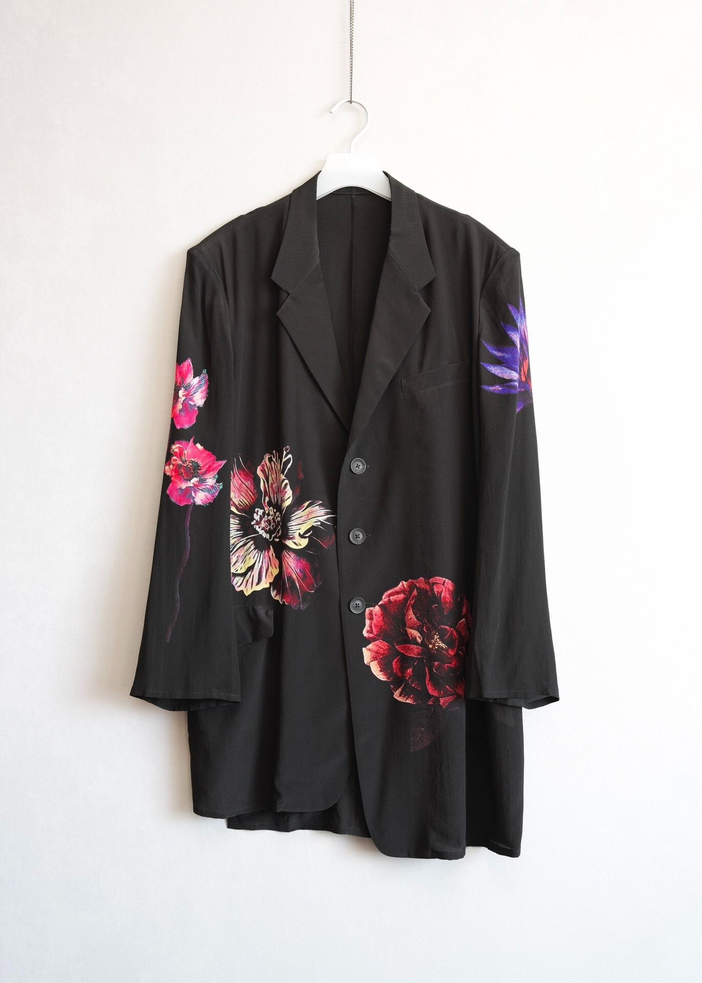 Yohji Yamamoto yohji yamamoto floral silk coat Size S / US 4 / IT 40 - 1 Thumbnail