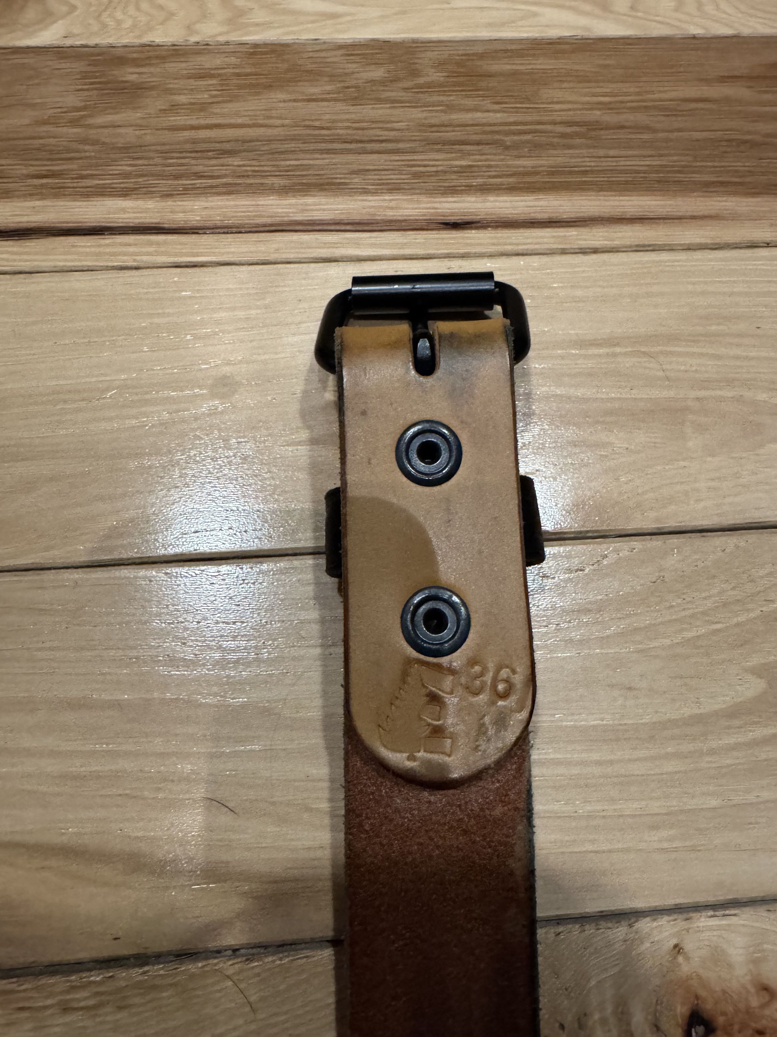 Ewing Dry Goods Ewing Dry Goods English Bridle Minimalist Belt London Tan Size 36 - 3 Thumbnail