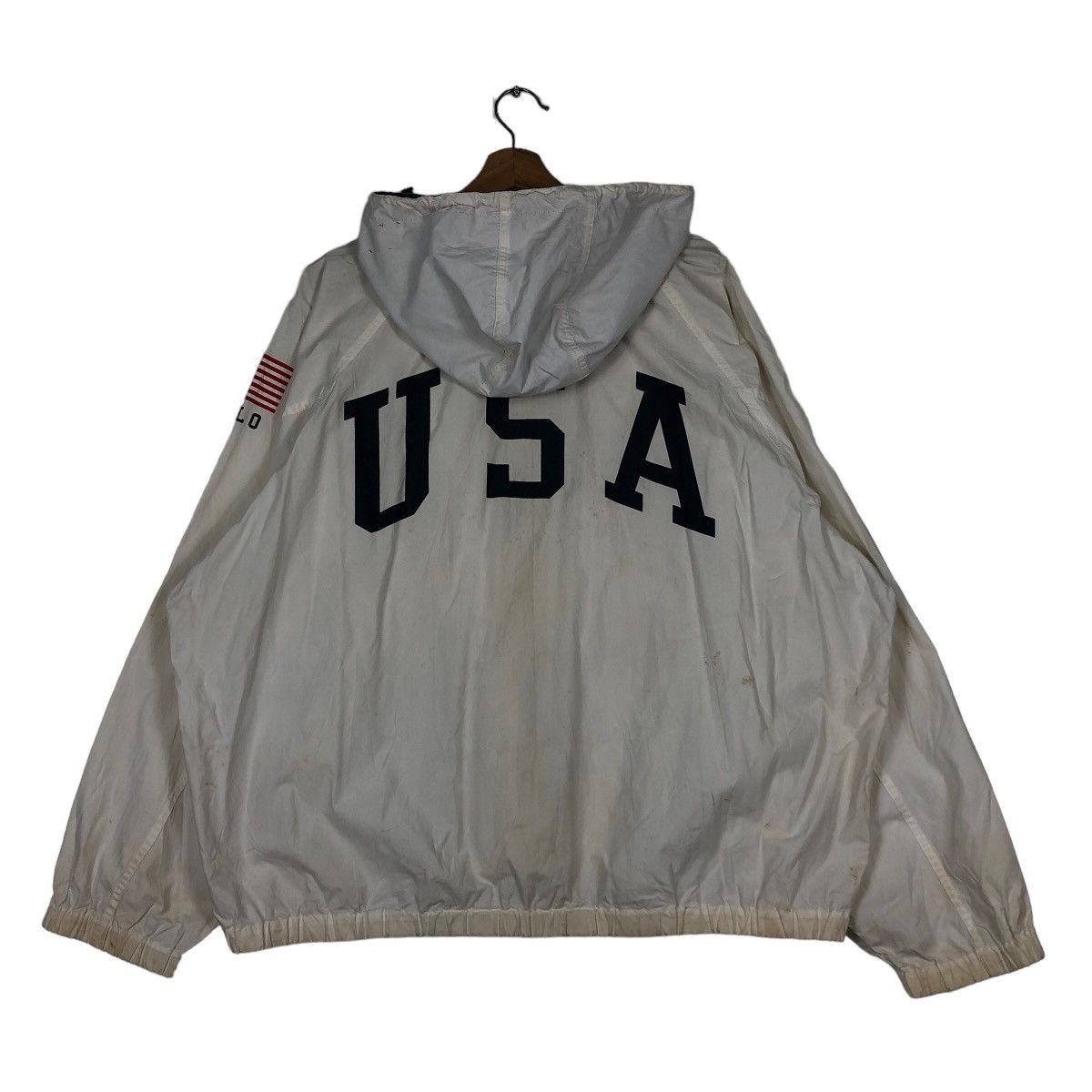 Ralph Lauren 🔥Vintage Bomber Jacket Polo Sport Ralph Lauren USA Big Logo Size US L / EU 52-54 / 3 - 1 Thumbnail