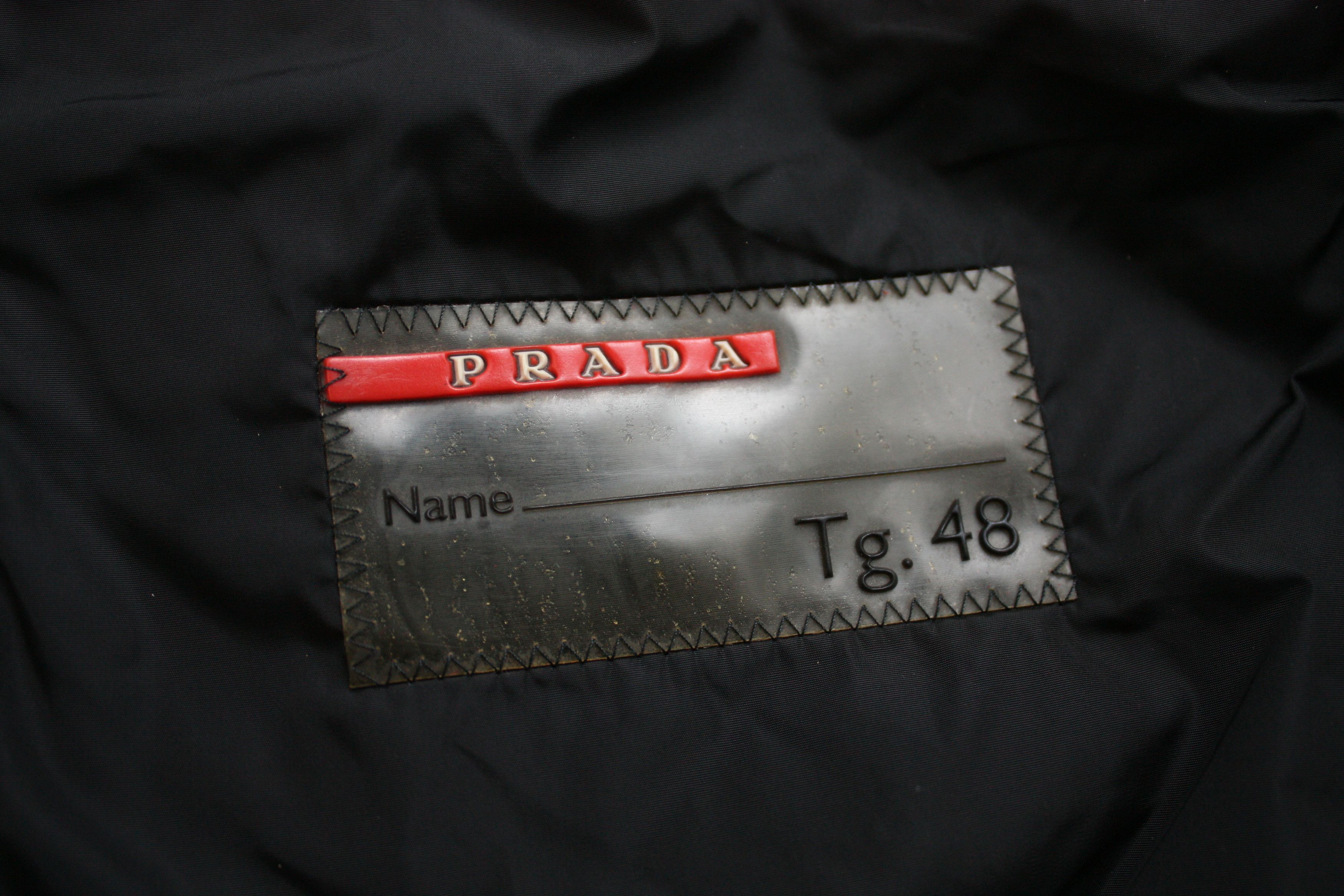 Prada Prada Vintage Black Gore-Tex Jacket SGV153 23E Size US M / EU 48-50 / 2 - 6 Thumbnail