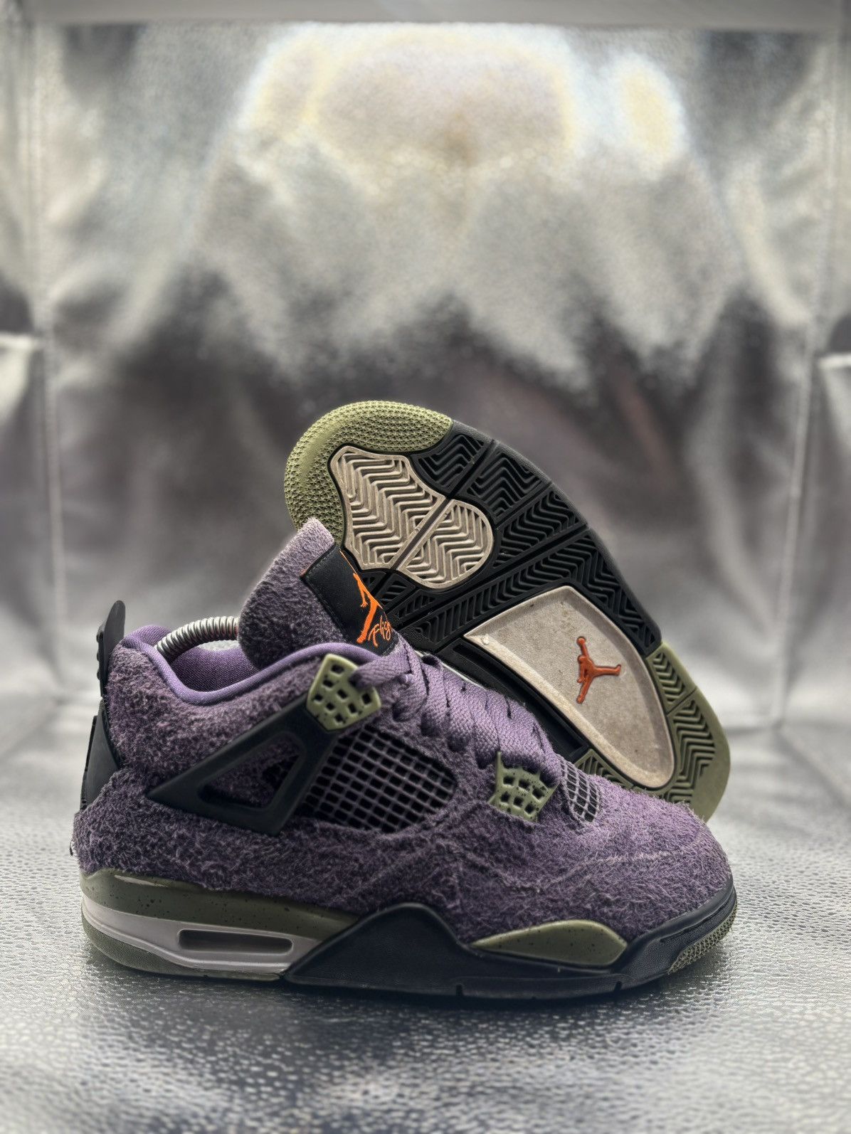 Jordan Brand Air Jordan 4 purple canyon Size US 6.5 / IT 36.5 - 1 Thumbnail