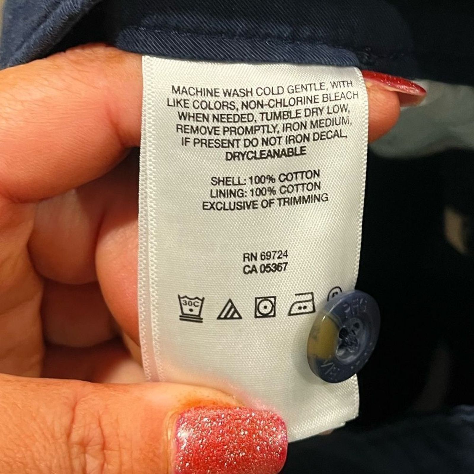 Columbia Columbia Omni-Shade Navy Blue Bermuda Shorts Size M Size 26" / US 2 / IT 38 - 6 Thumbnail