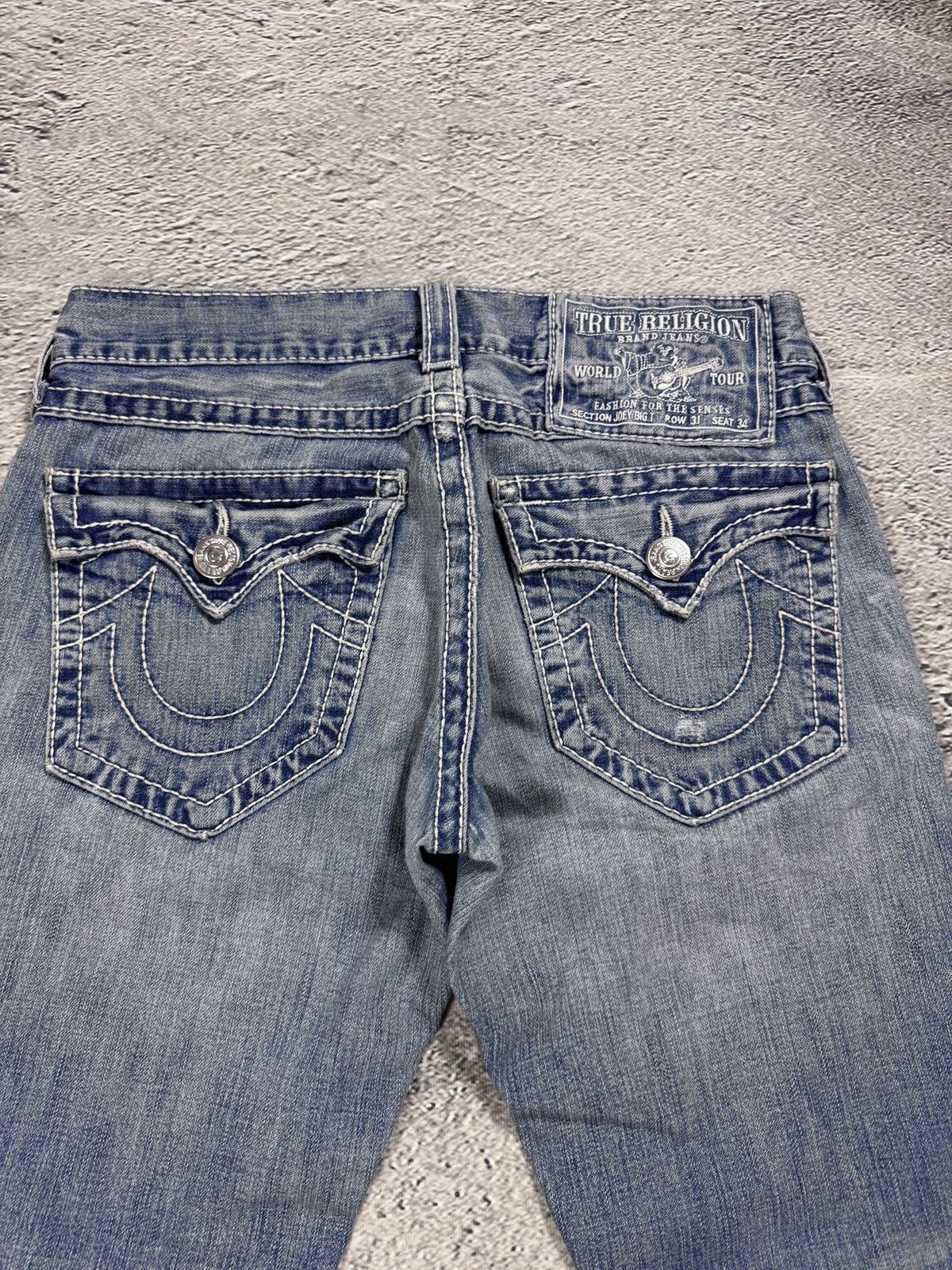 True Religion True Religion Joey jeans vintage denim pants flared blue Size US 31 - 2 Thumbnail