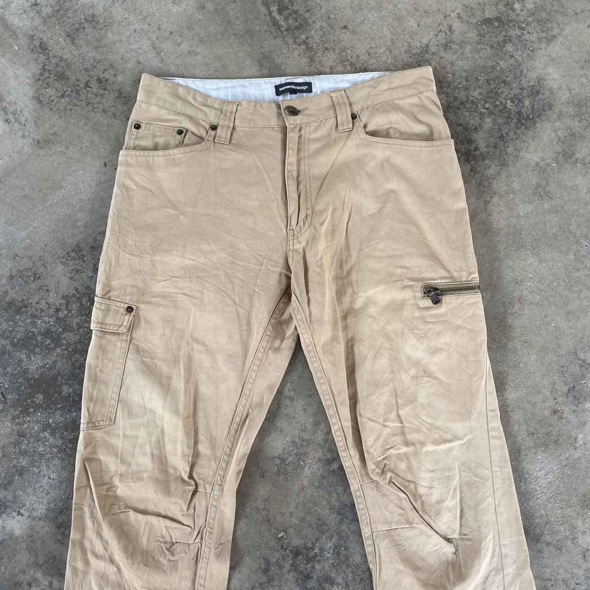 Designer × Japanese Brand × semanticdesign 🔥🇯🇵Semantic Design 7 Pockets Khakis Cotton Casual Pants Size US 32 / EU 48 - 2 Thumbnail
