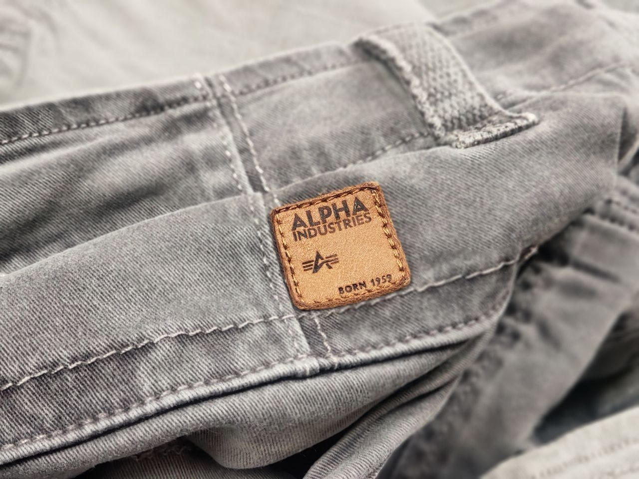 Alpha Industries Alpha Industries Straight Fabric Faded Gray Cargo Pants Size US 32 / EU 48 - 16 Thumbnail