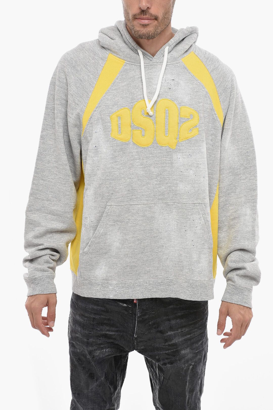Dsquared2 Two-Tone Hoodie with Embroidered Logo Size US L / EU 52-54 / 3 - 1 Thumbnail