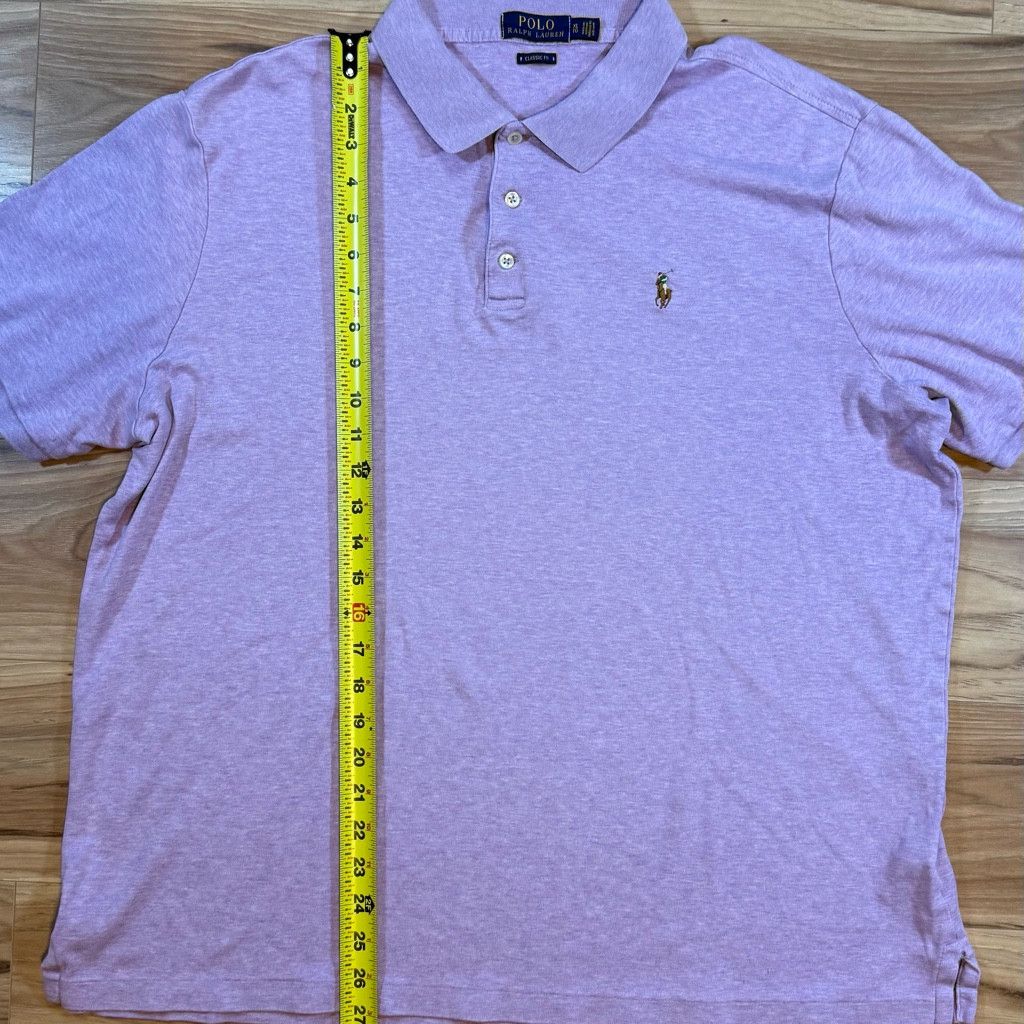 Polo Ralph Lauren Polo Ralph Lauren Men’s XL Classic Fit Polo Shirt Pink Size US XL / EU 56 / 4 - 6 Thumbnail