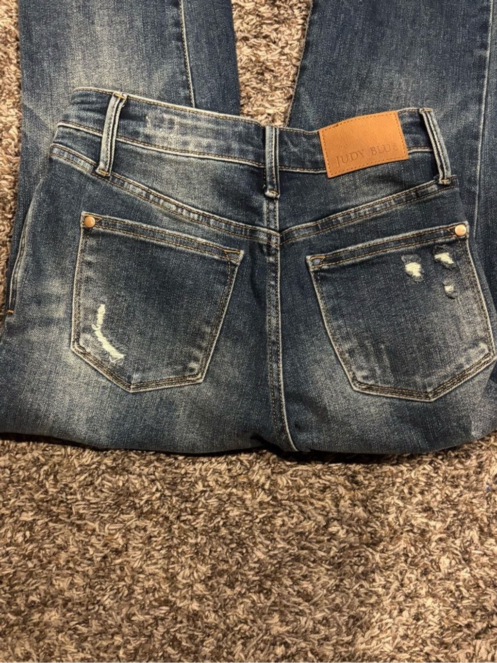 Judy Blue Judy Blue Distressed Slim Fit Jeans Size 26" / US 2 / IT 38 - 1 Thumbnail