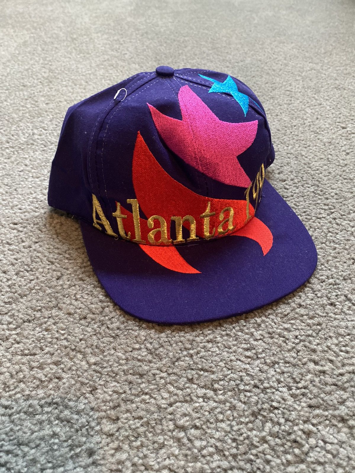 USA Olympics × Vintage Rare Deadstock Atlanta 1996 Olympics SnapBack Hat Size ONE SIZE - 1 Thumbnail