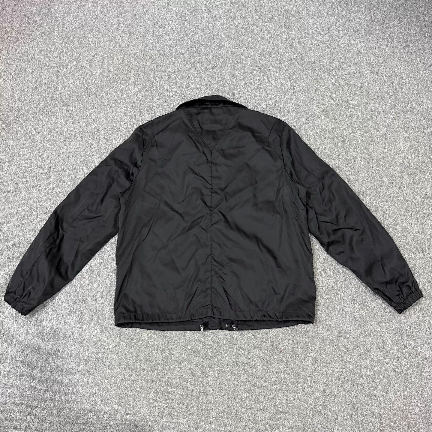 Prada Prada black triangle logo jacket 52 95 new Size US L / EU 52-54 / 3 - 2 Thumbnail