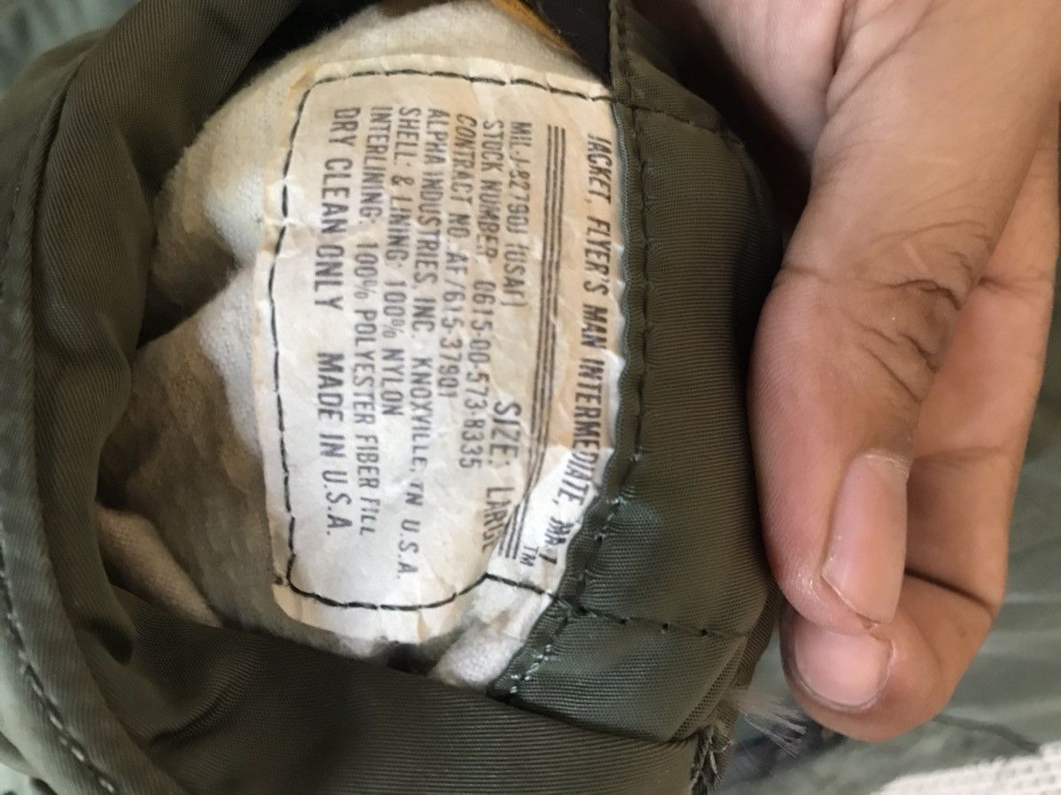 Alpha Industries ‼️RIOT RIOT VINTAGE BOMBER JACKET ALPHA INDUSTRIES ‼️ Size US L / EU 52-54 / 3 - 7 Thumbnail