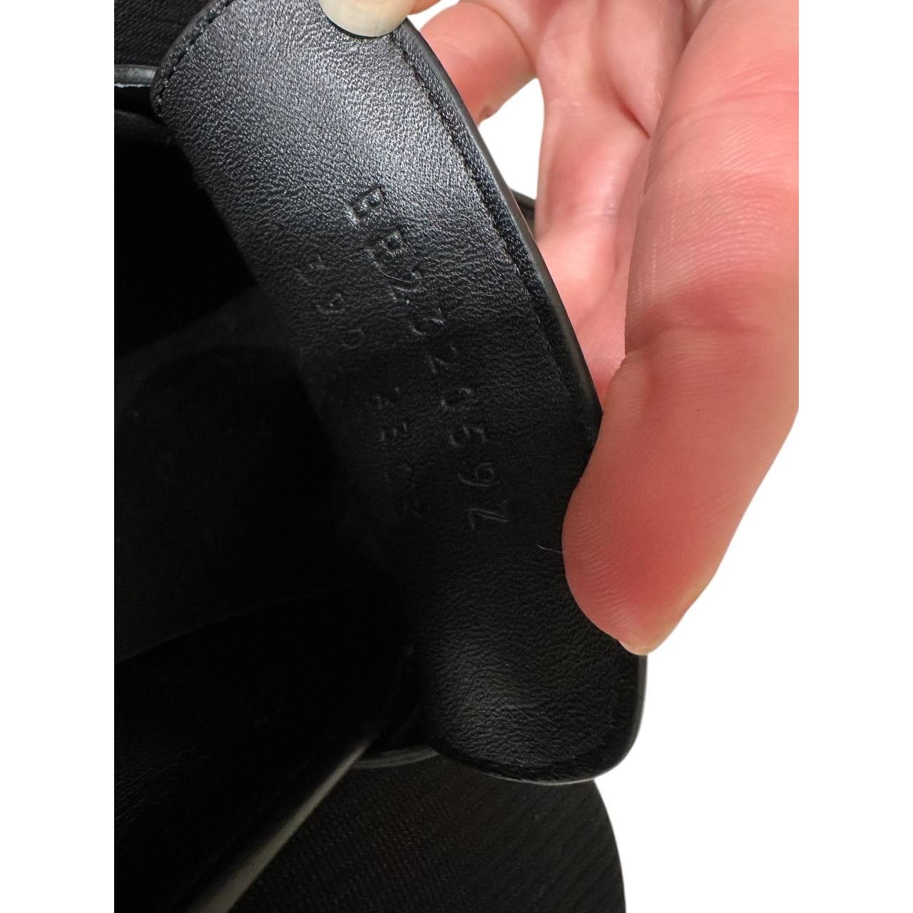 Hermes Elegant Hermes Hitch Loafers Black Glacéd Calfskin Sz.39 Size US 8 / IT 38 - 6 Thumbnail