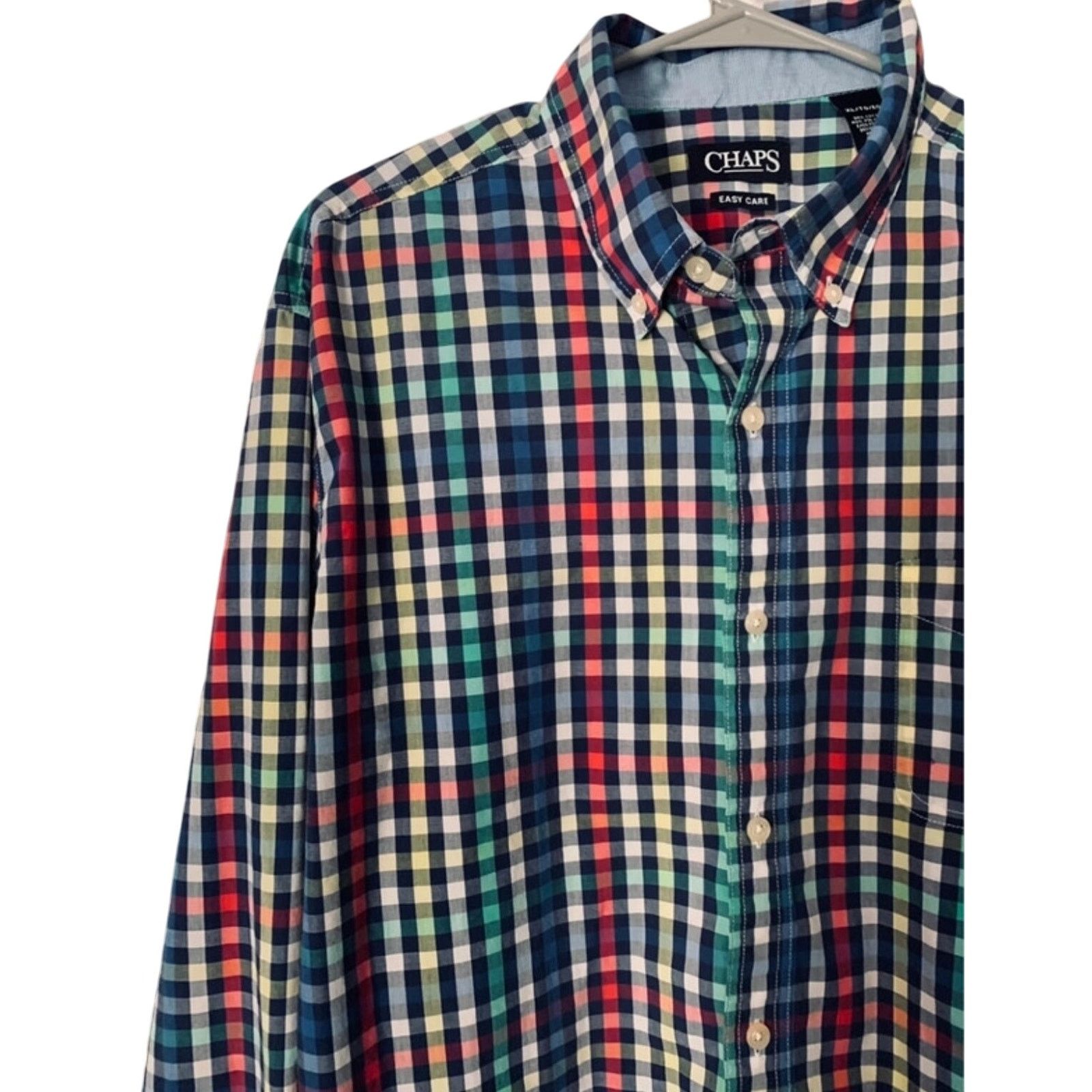 Chaps Chaps XL Multicolor Plaid Button Down Shirt- Long Sleeve Size US XL / EU 56 / 4 - 6 Thumbnail