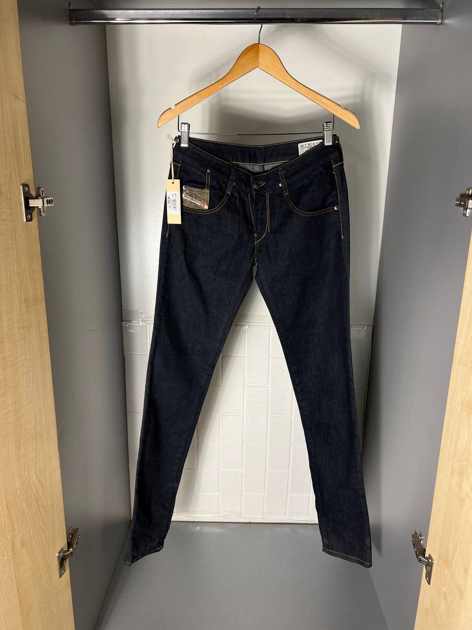 Diesel VINTAGE DIESEL INDUSTRY DENIM DIVISION DENIM SKINNY Y2K 90s Size 28" / US 6 / IT 42 - 2 Thumbnail