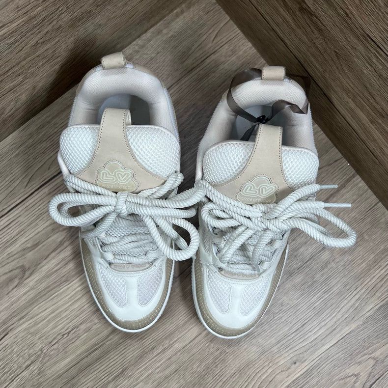 Louis Vuitton Louis Vuitton Skate White and Grey Bread Board Shoes Size US 8.5 / EU 41-42 - 4 Thumbnail