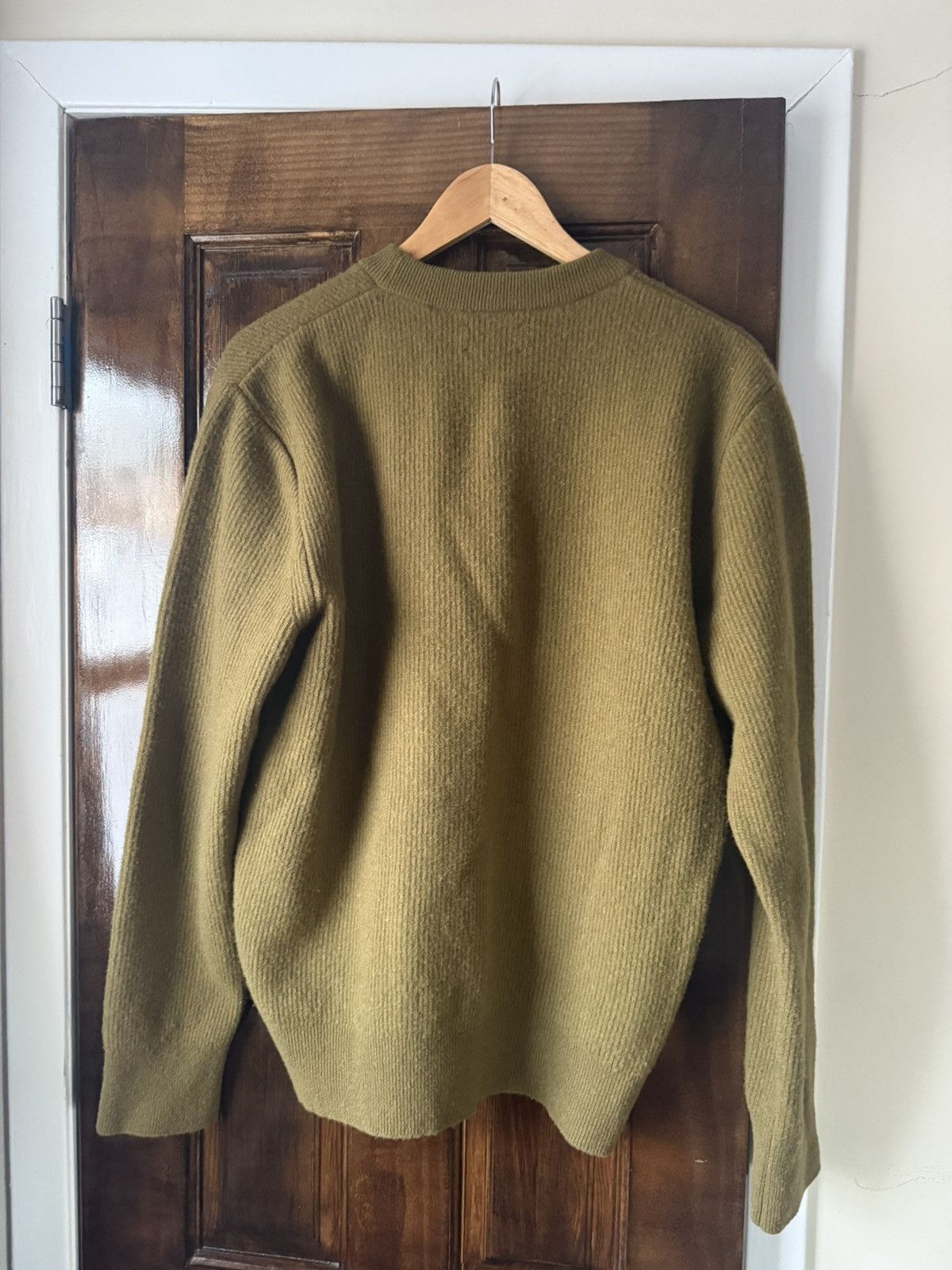 Oliver Spencer Oliver Spencer Blenheim Jumper - Hartwell Olive Green Size US M / EU 48-50 / 2 - 2 Thumbnail