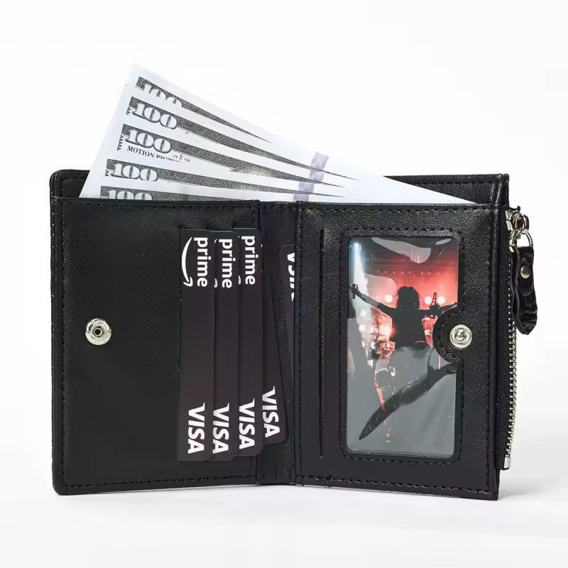 Other Gothic Skull PU Leather Metal Skeleton Wallet Size ONE SIZE - 3 Thumbnail
