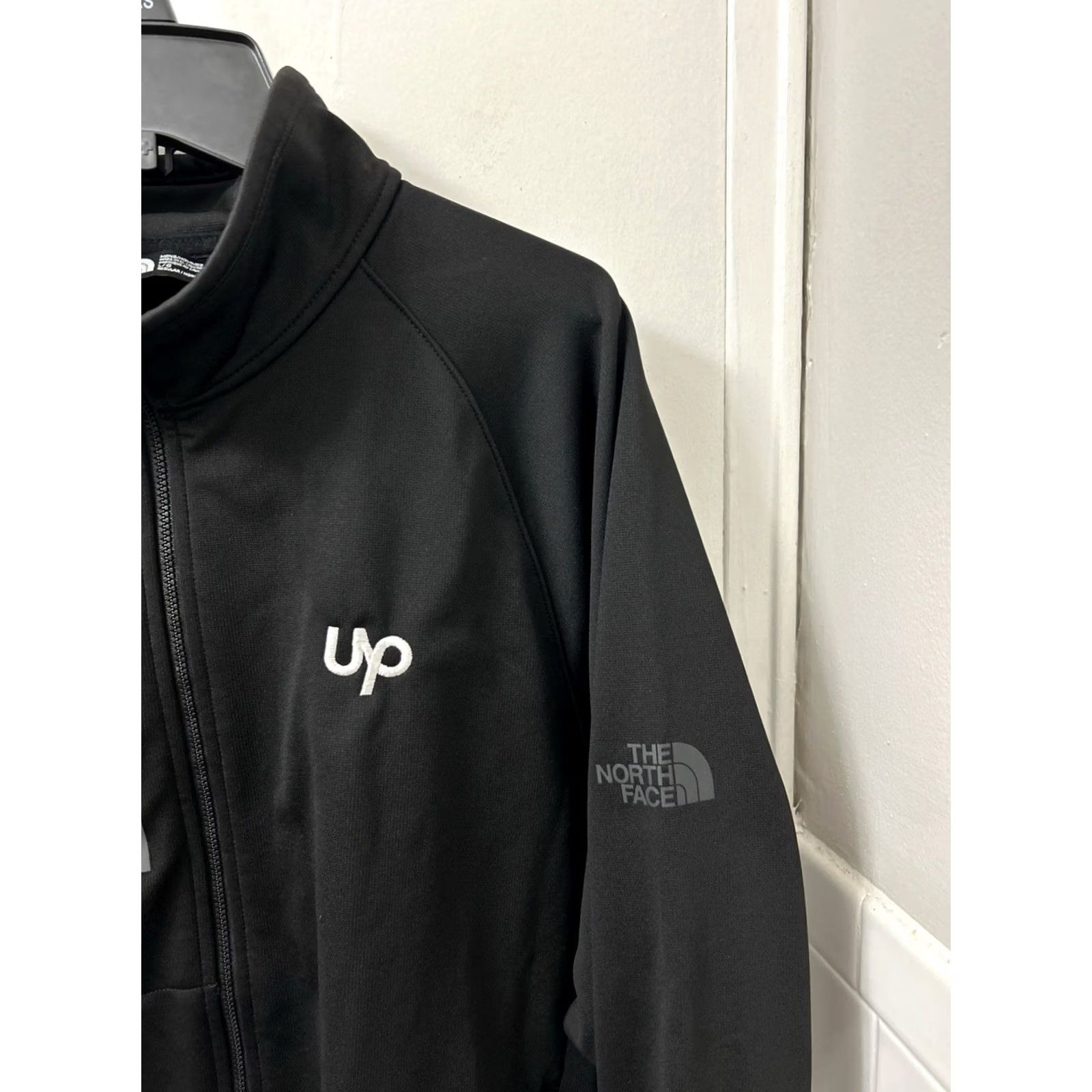 The North Face The North Face Jacket Mens L Black Lightweight Fleece Lined Full Zip L/S Size US L / EU 52-54 / 3 - 4 Thumbnail