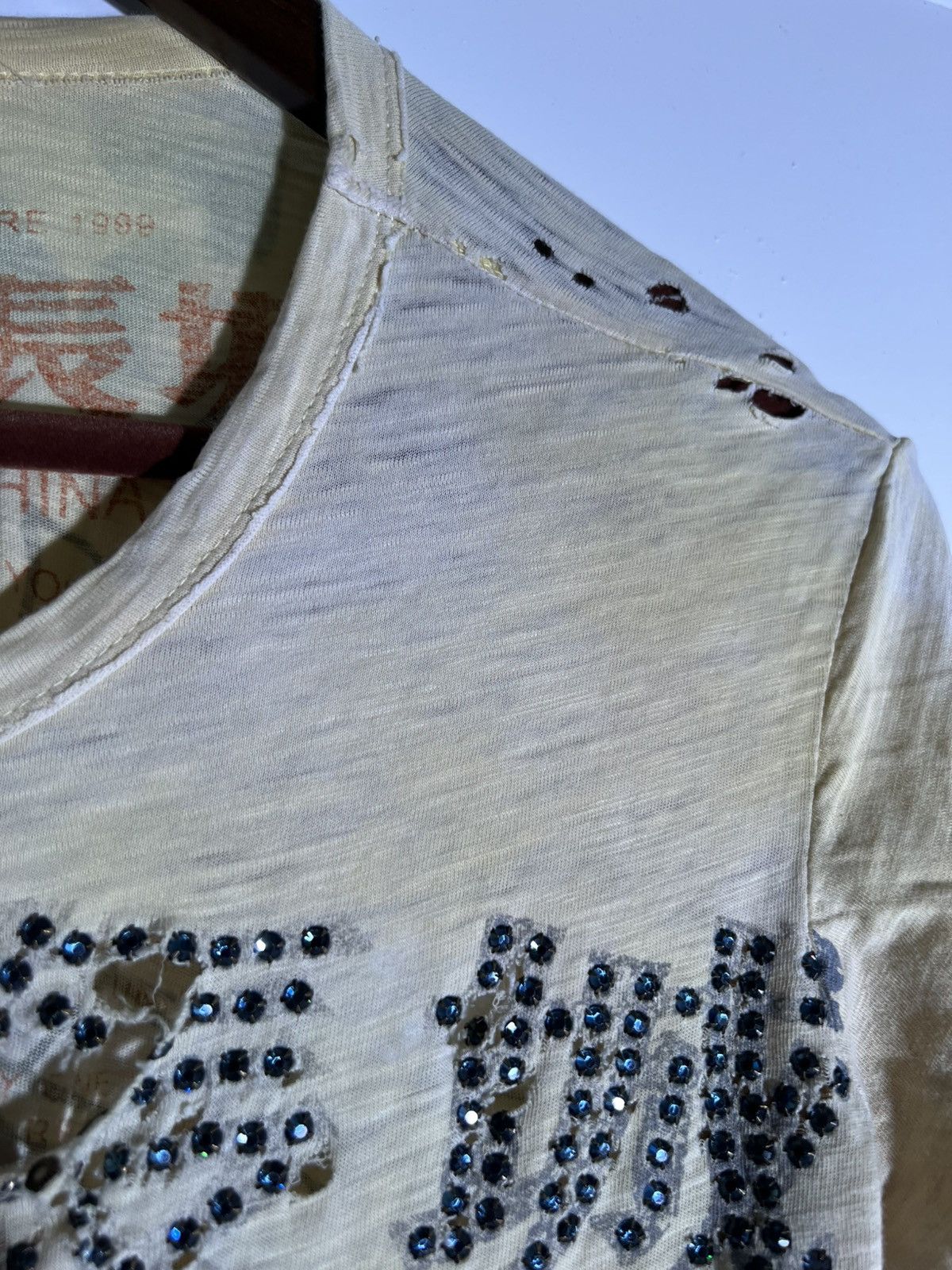 The Great China Wall Y2K 2000’s Vintage The Great China Wall Retro Bejeweled Tee Size US M / EU 48-50 / 2 - 8 Thumbnail