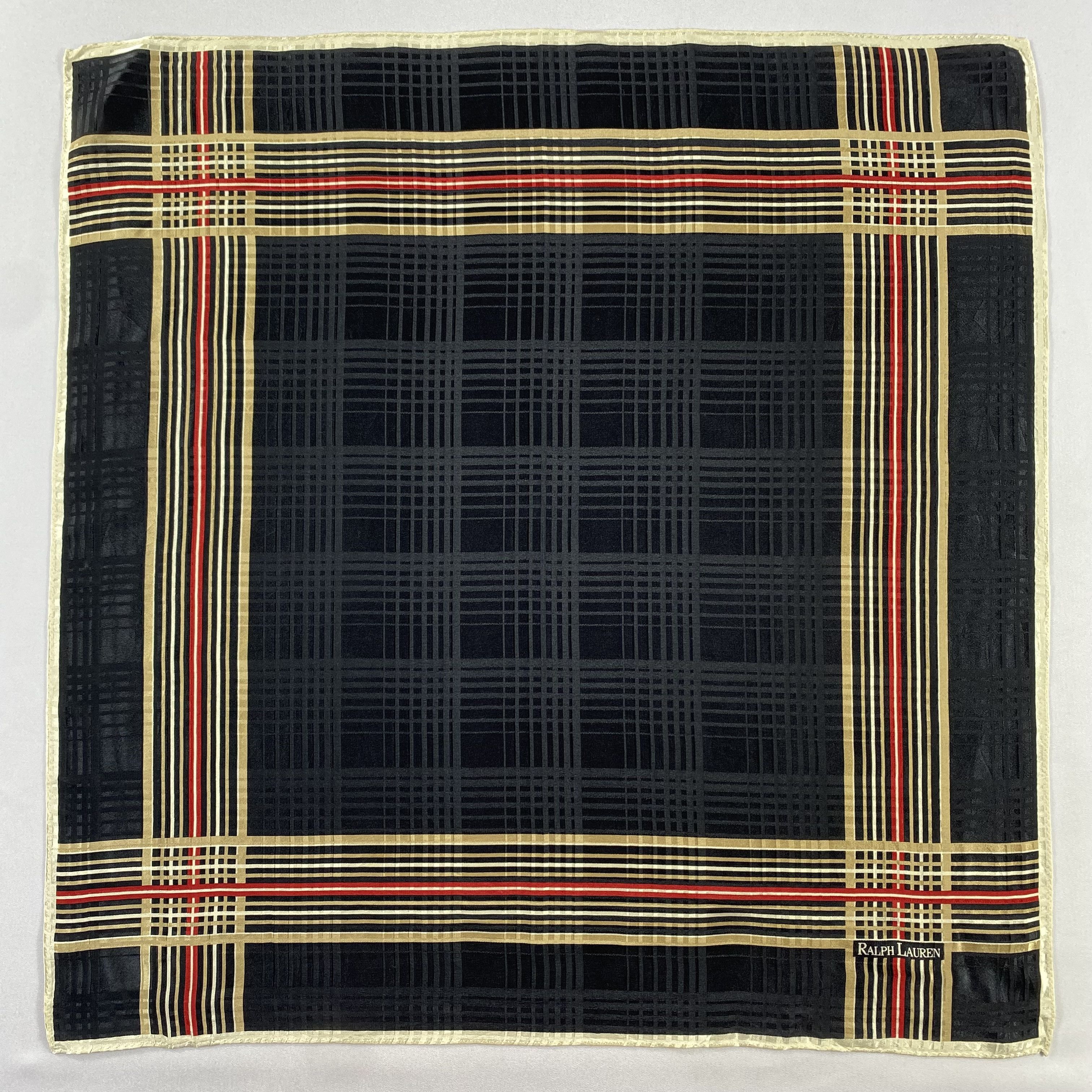 Ralph Lauren × Vintage Ralph Lauren Handkerchief / Neckerchief / Bandana-P759 Size ONE SIZE - 1 Thumbnail
