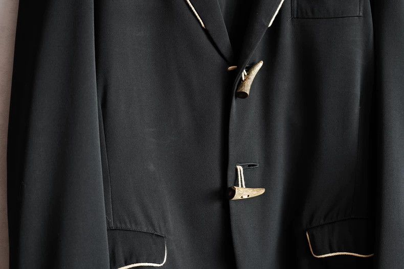 Yohji Yamamoto Yohji Yamamoto 87AW Cornerbutton Ruffled Jacket 2505-Nextar Size US M / EU 48-50 / 2 - 3 Thumbnail