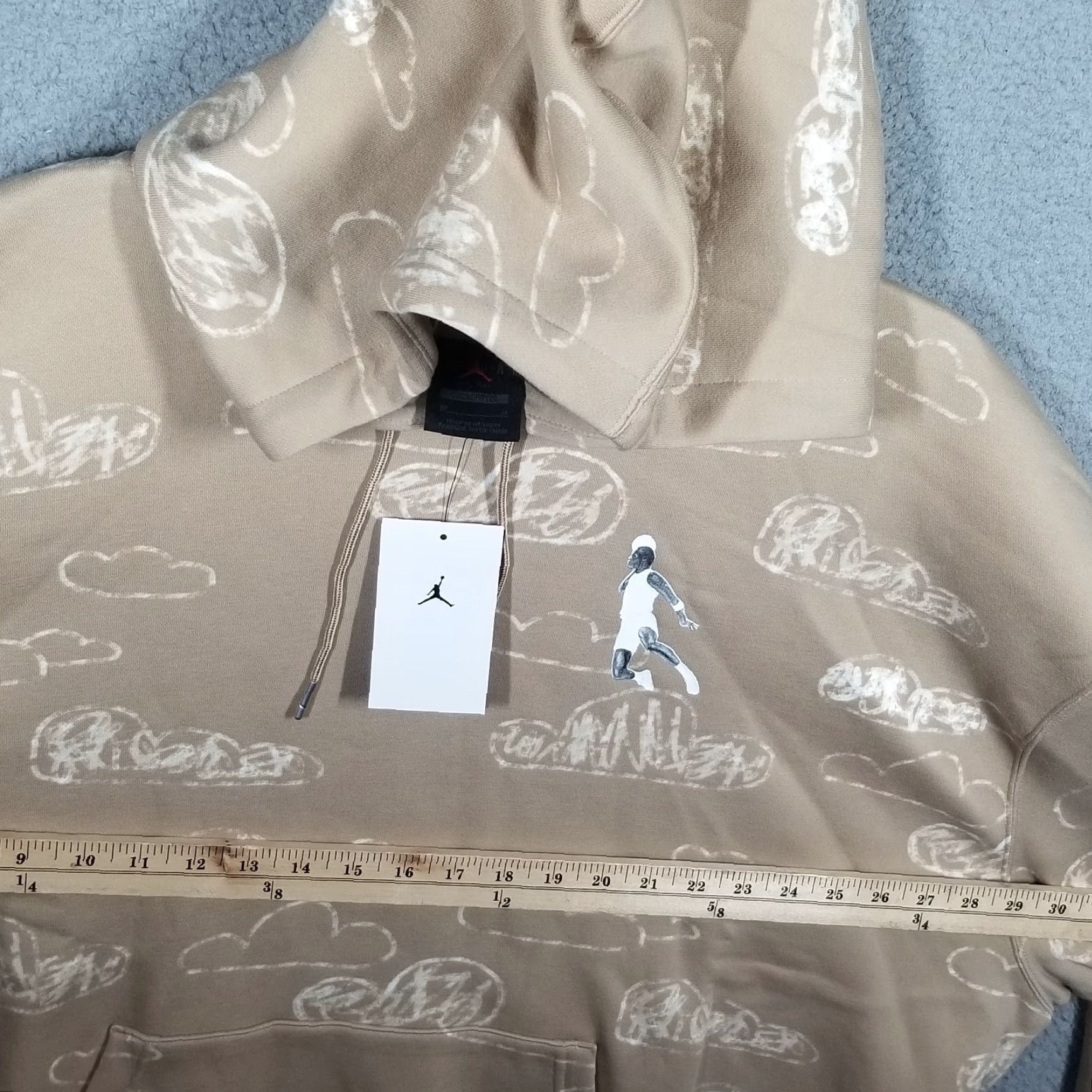 Jordan Brand Air Jordan Hoodie Woman 3X AOP Artist Series Parker Duncan Brooklyn Fleece Size XXL / US 16-18 / IT 52-54 - 7 Thumbnail
