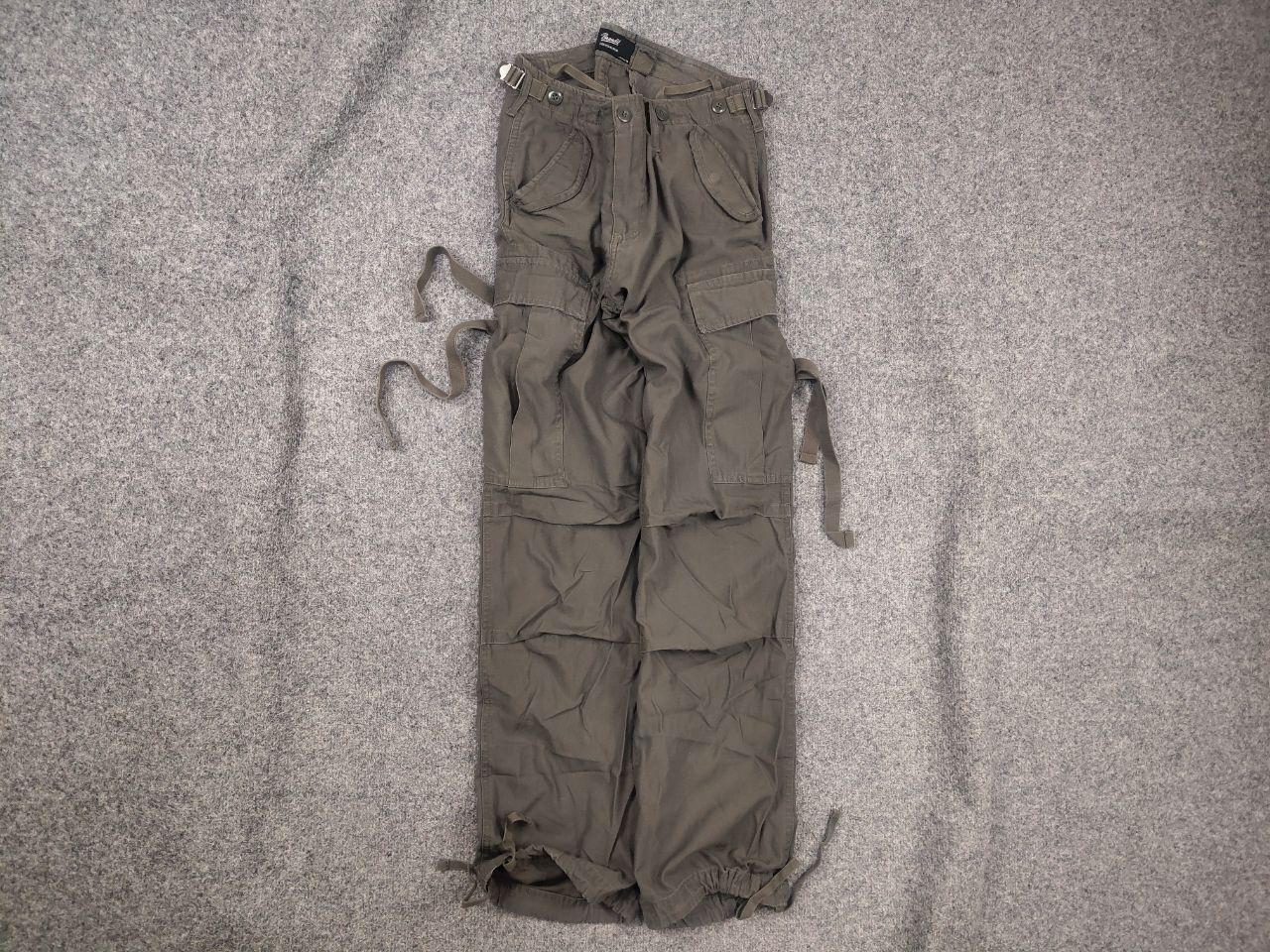 Japanese Brand Vintage Brandit M-65 Cargo Baggy Pants Military Japan Y2K Size US 32 / EU 48 - 1 Thumbnail