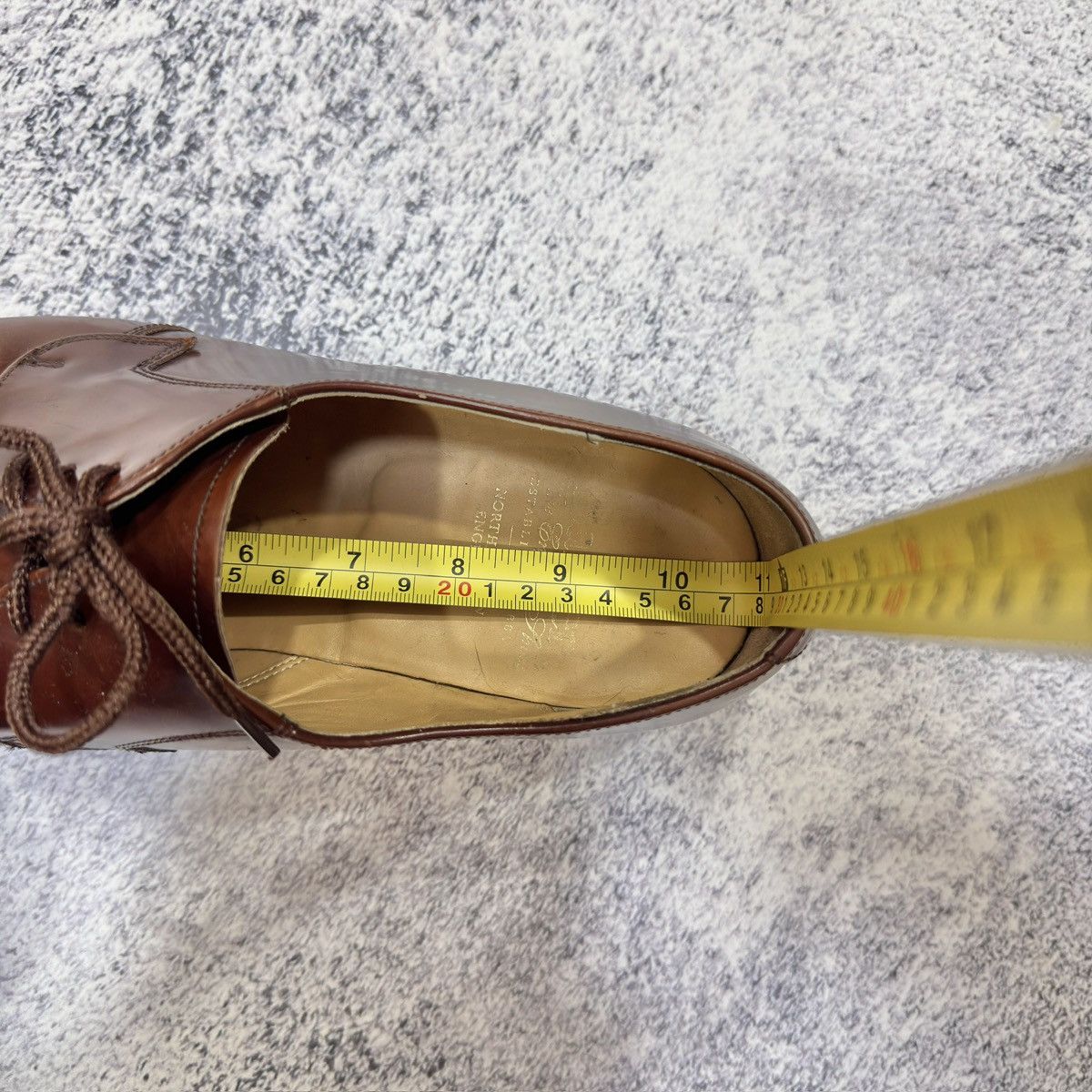 Barker Barker England Handmade Mens Brown Leather Derbies US9.5 Size US 9.5 / EU 42-43 - 17 Thumbnail