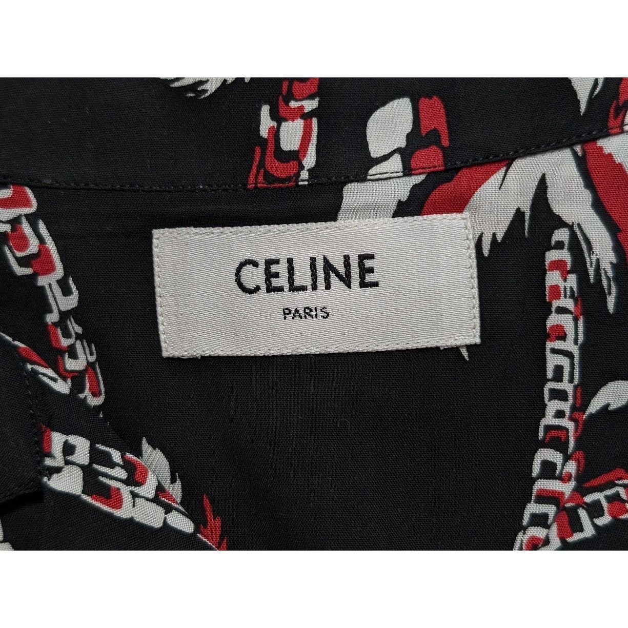 Celine o1rshd1 Chemise Hawaii Toile Shirt in Multicolor Size US XS / EU 42 / 0 - 16 Thumbnail