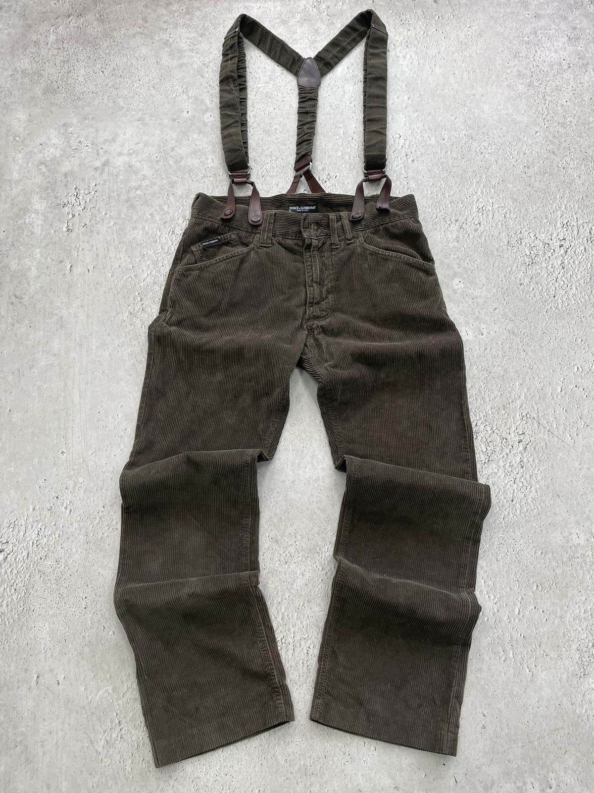 Dolce & Gabbana Dolce Gabbana corduroy velvet retro hype pants FW 2005 Size US 32 / EU 48 - 2 Thumbnail