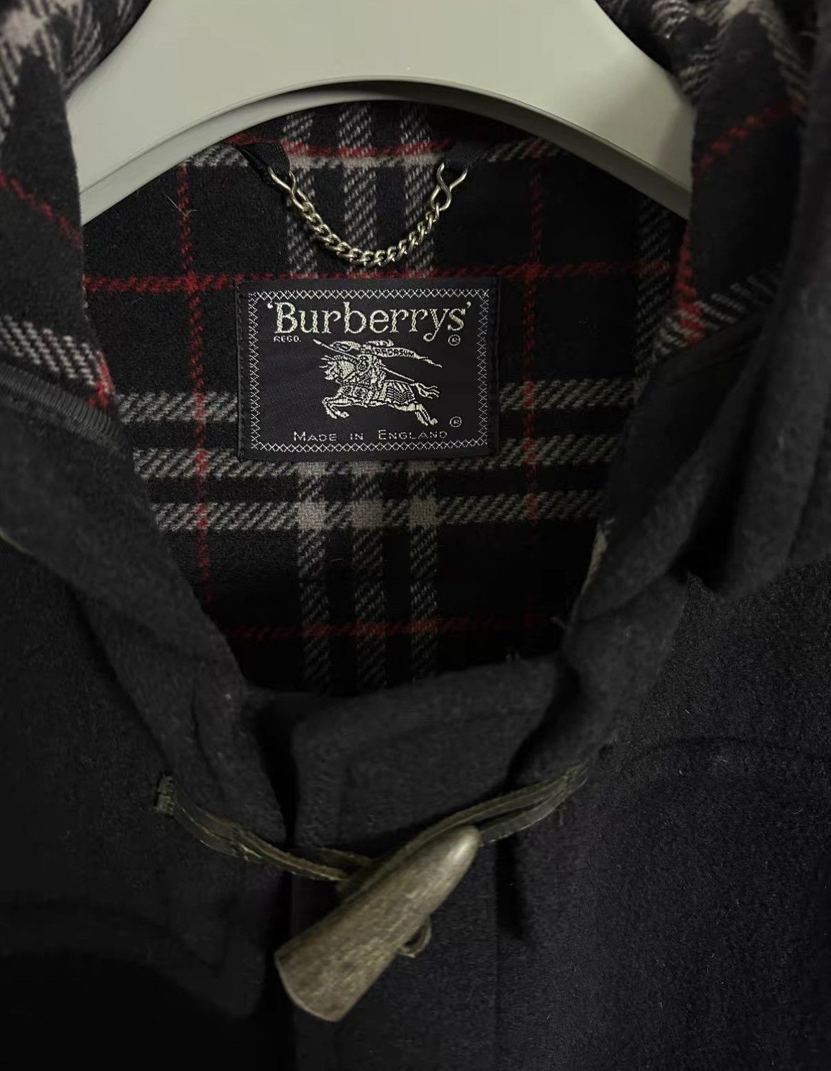 Burberry Burberry Men's Reversible Wool Duffle Coat J37 Size US L / EU 52-54 / 3 - 5 Thumbnail