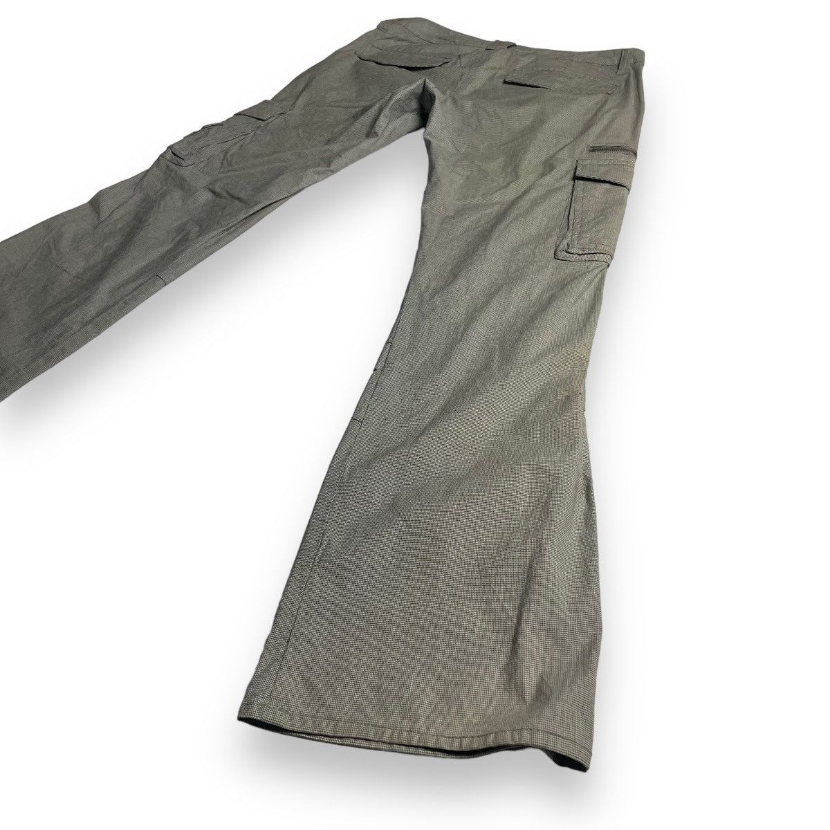 20471120 🇯🇵 VINTAGE ROOT THREE STRIPE FLARED CARGO PANTS Size US 32 / EU 48 - 11 Thumbnail