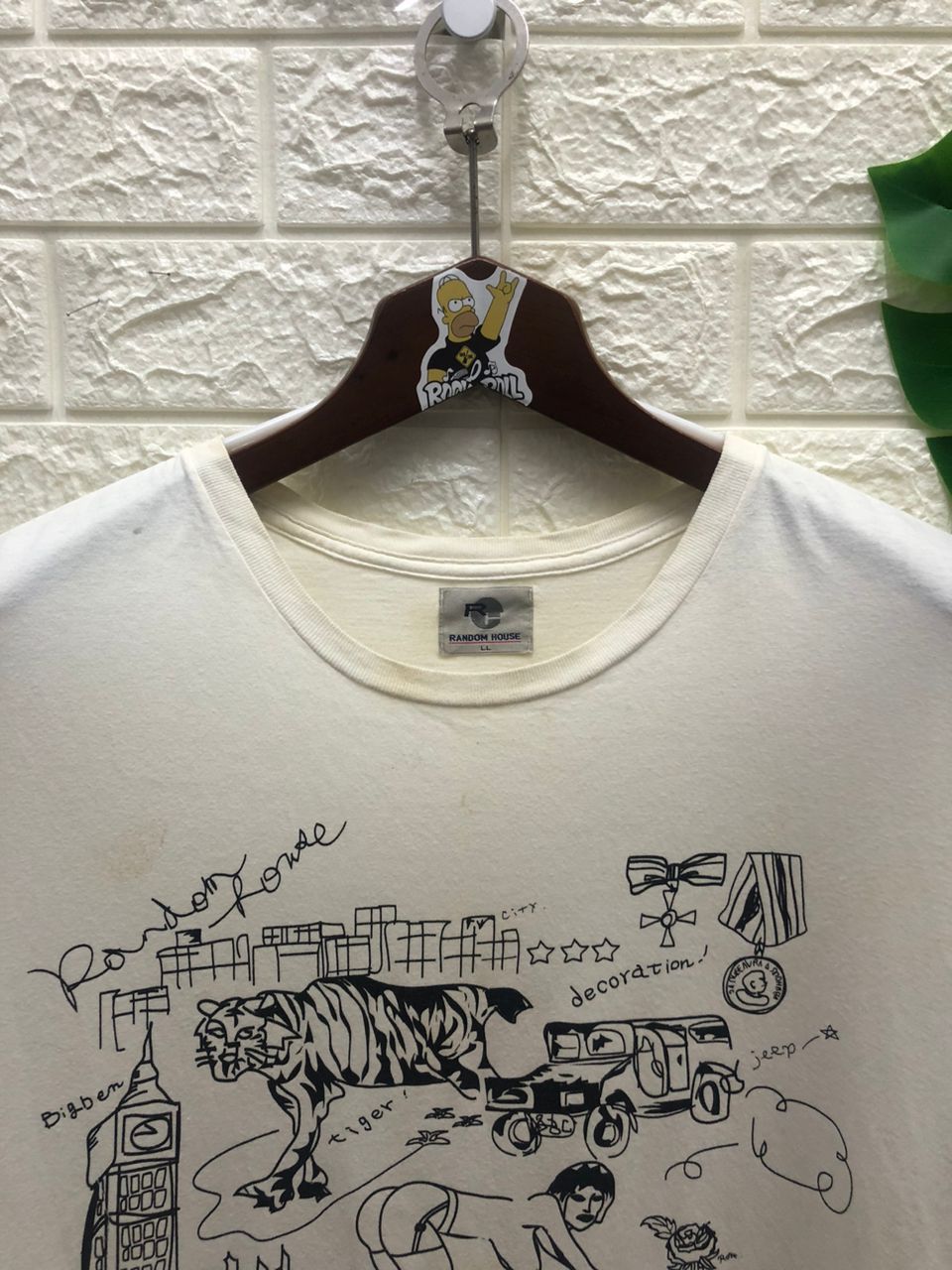 Vintage Sexy girl tiger nazi RANDOM HOUSE made in japan vintage Size US L / EU 52-54 / 3 - 5 Thumbnail
