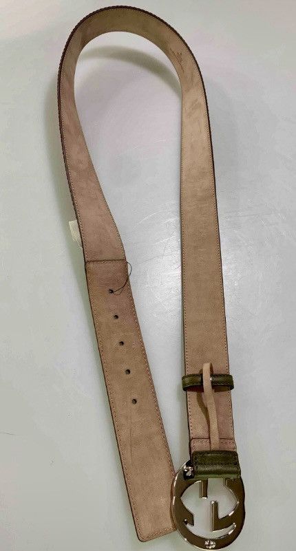 Gucci Gucci 🇮🇹 GG Medallion Interlocking web stripe belt 105 42 NEW Size 42 - 9 Thumbnail