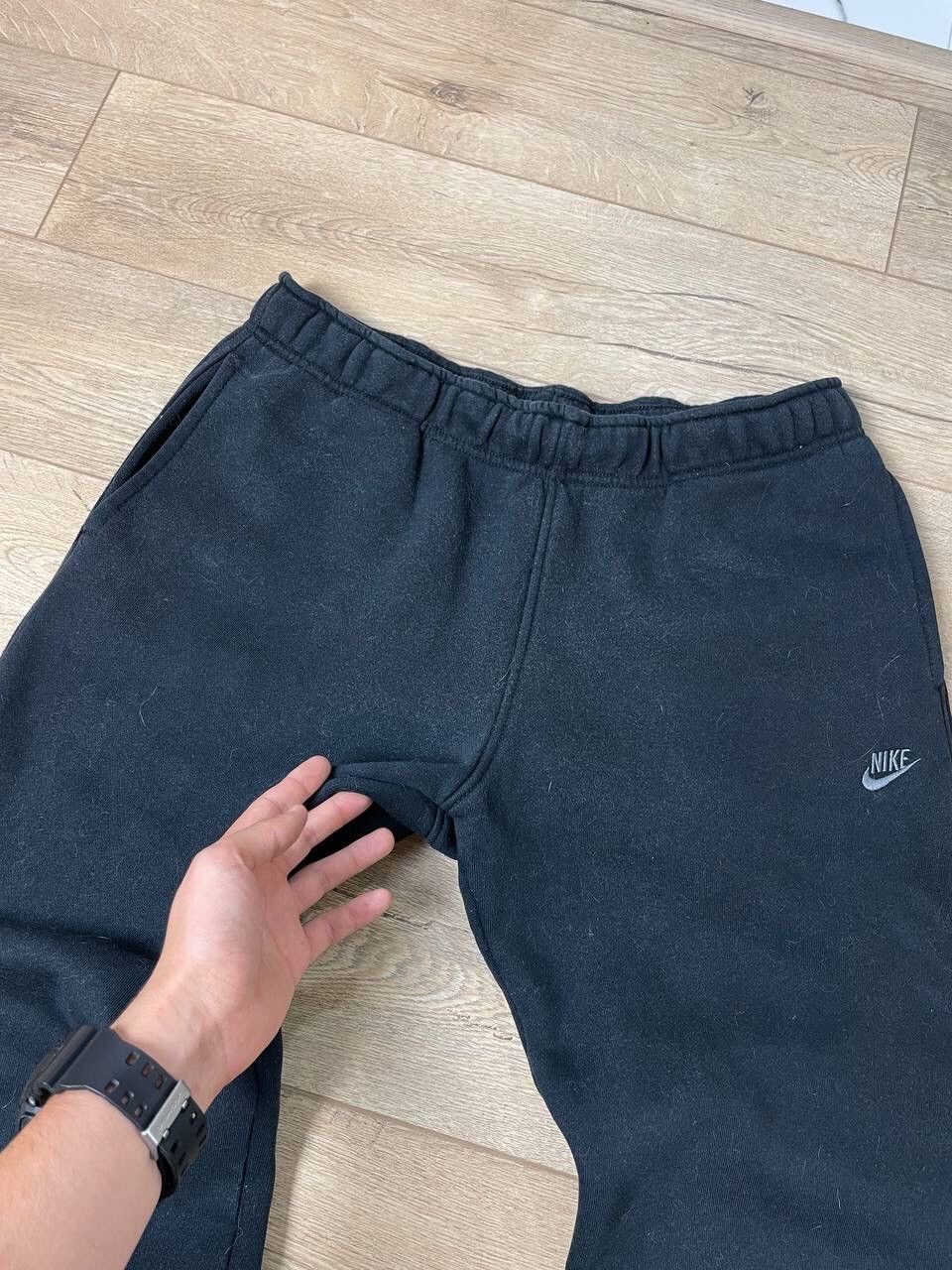 Nike × Vintage Vintage Nike 90’s Y2K Style Black Drill Sweatpants Rap Pants Size US 34 / EU 50 - 7 Thumbnail