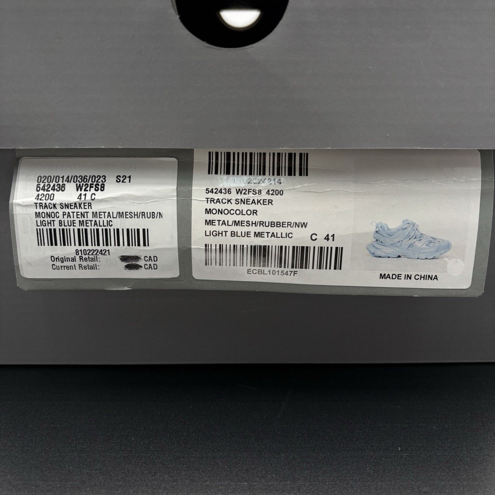 Balenciaga Balenciaga Track ' Light Blue ' | BRAND NEW! Size US 8 / EU 41 - 22 Thumbnail