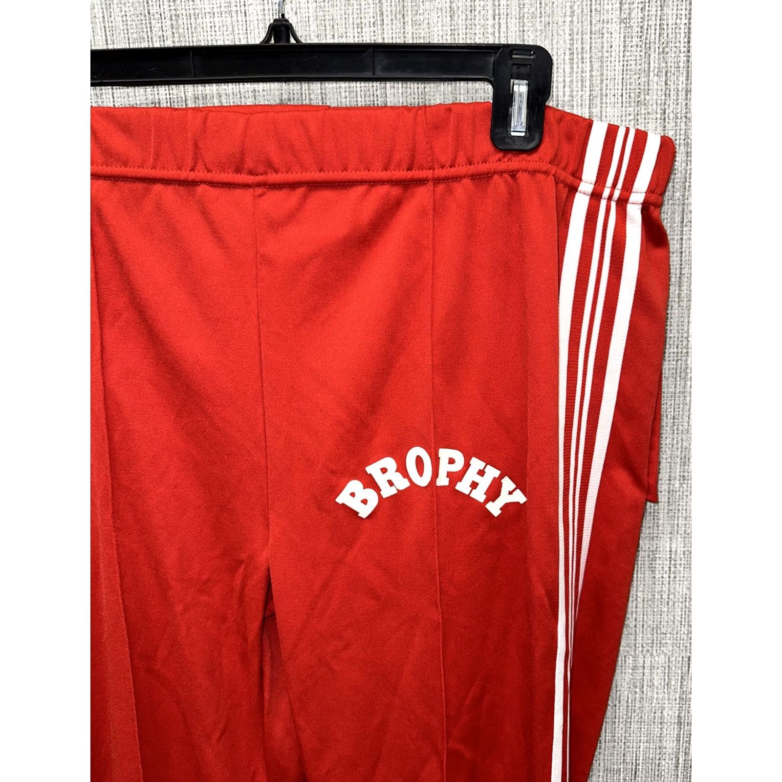 Vintage Tonix Track Pants Men Red White Brophy Athletic 30in Inseam M Mens Regular Pants Athleticwear Joggers Size US 31 - 2 Thumbnail
