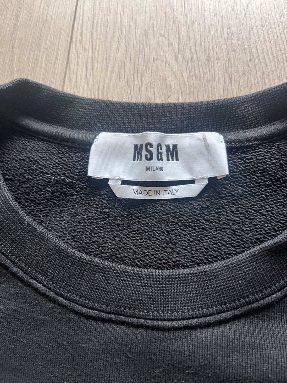 Other MSGM Milano Crewneck Sweatshirt Logo Black Made In Italy Size US M / EU 48-50 / 2 - 3 Thumbnail