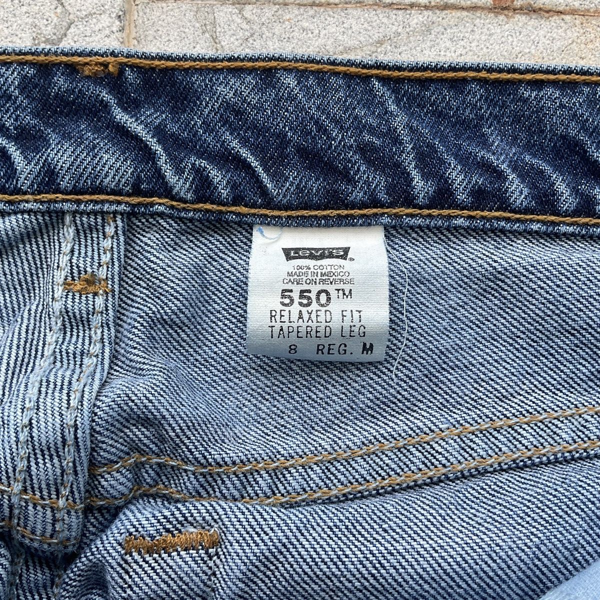 Levi's Vintage 90s Levi’s 550 Relaxed Fit Denim Jean Pants Size 30" / US 8 / IT 44 - 6 Thumbnail