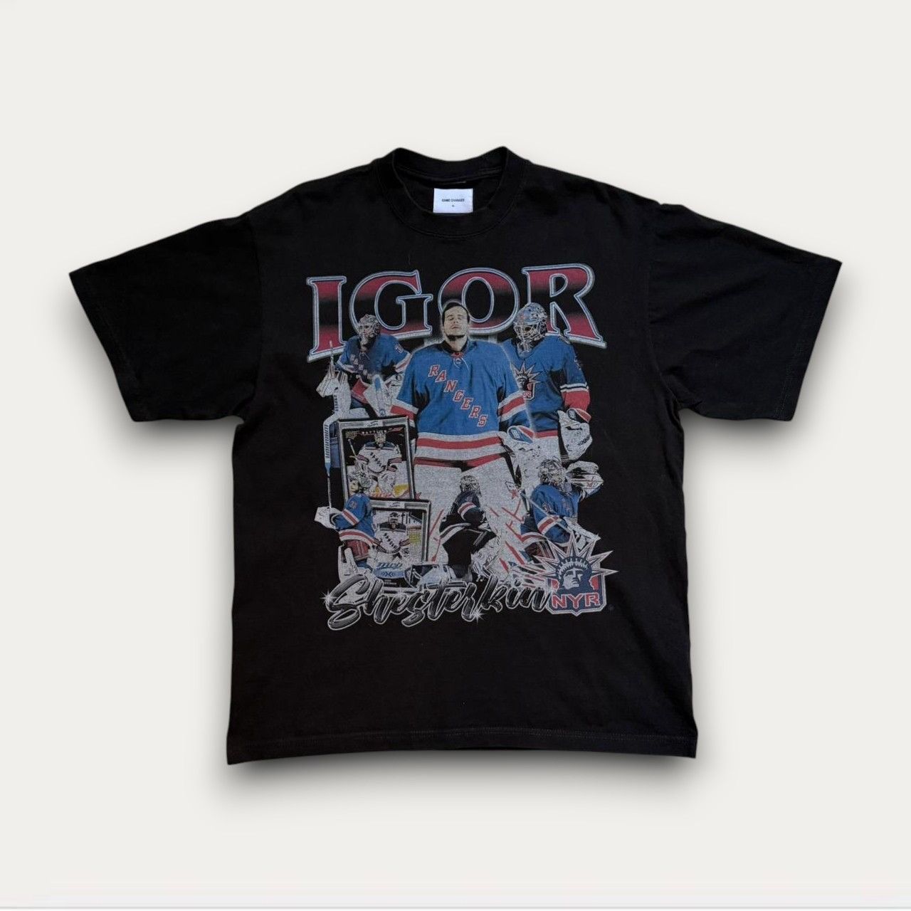 NHL Game Changer Igor Shesterkin Graphic Tee Size US XL / EU 56 / 4 - 1 Thumbnail